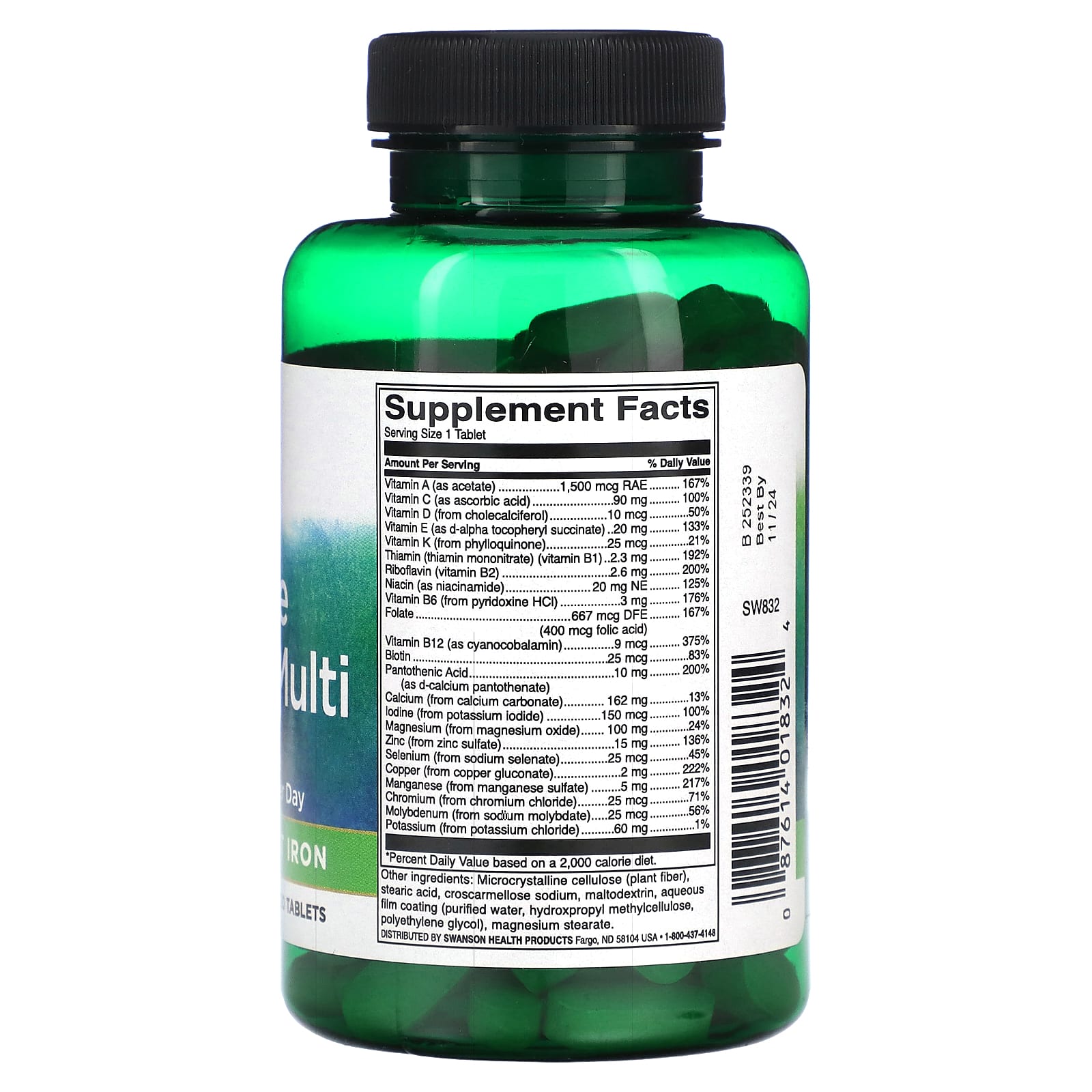 Swanson, Just One Complete Multi, 130 Tablets - Image 2