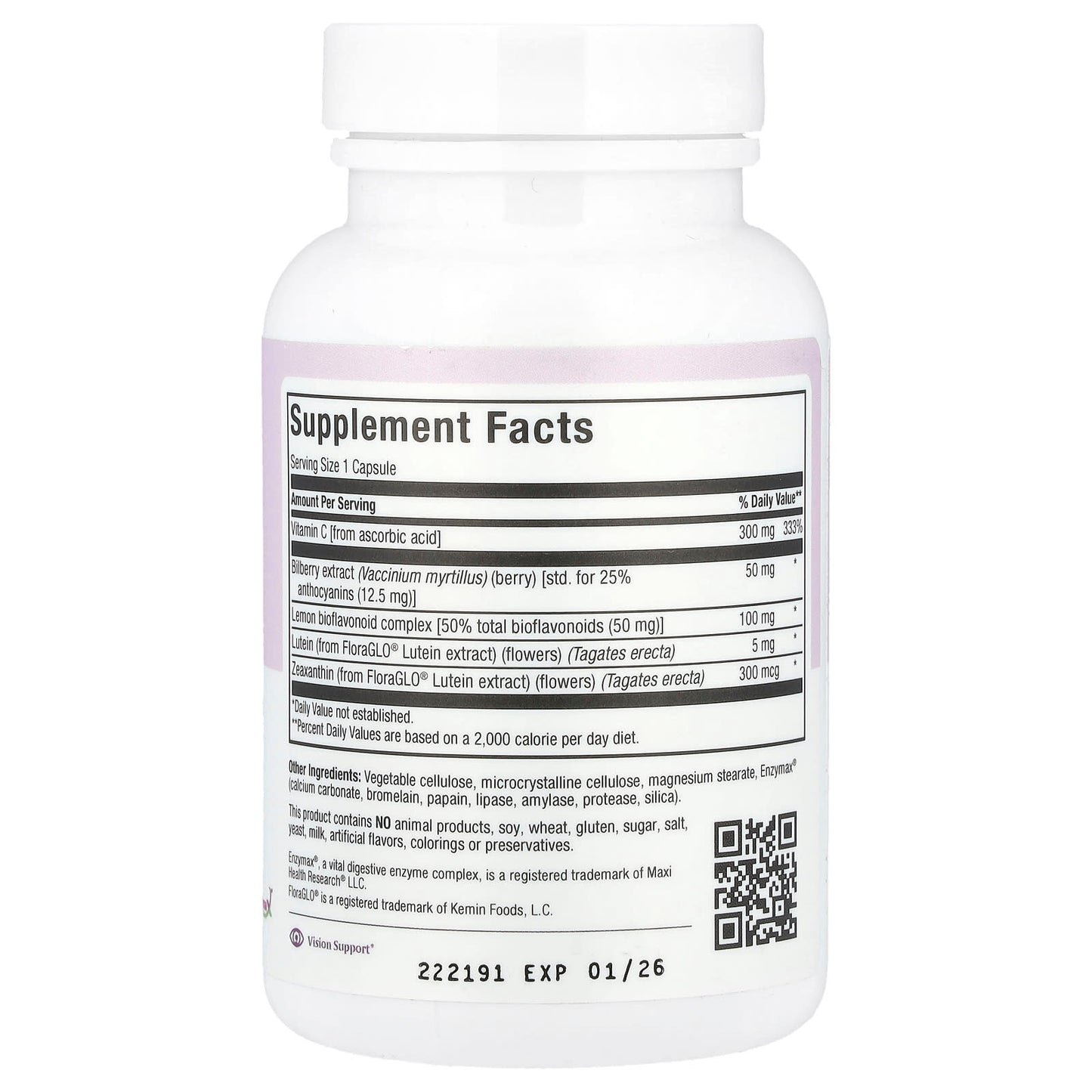 Maxi Health, Bilberry Supreme™, 60 Maxicaps - Image 2