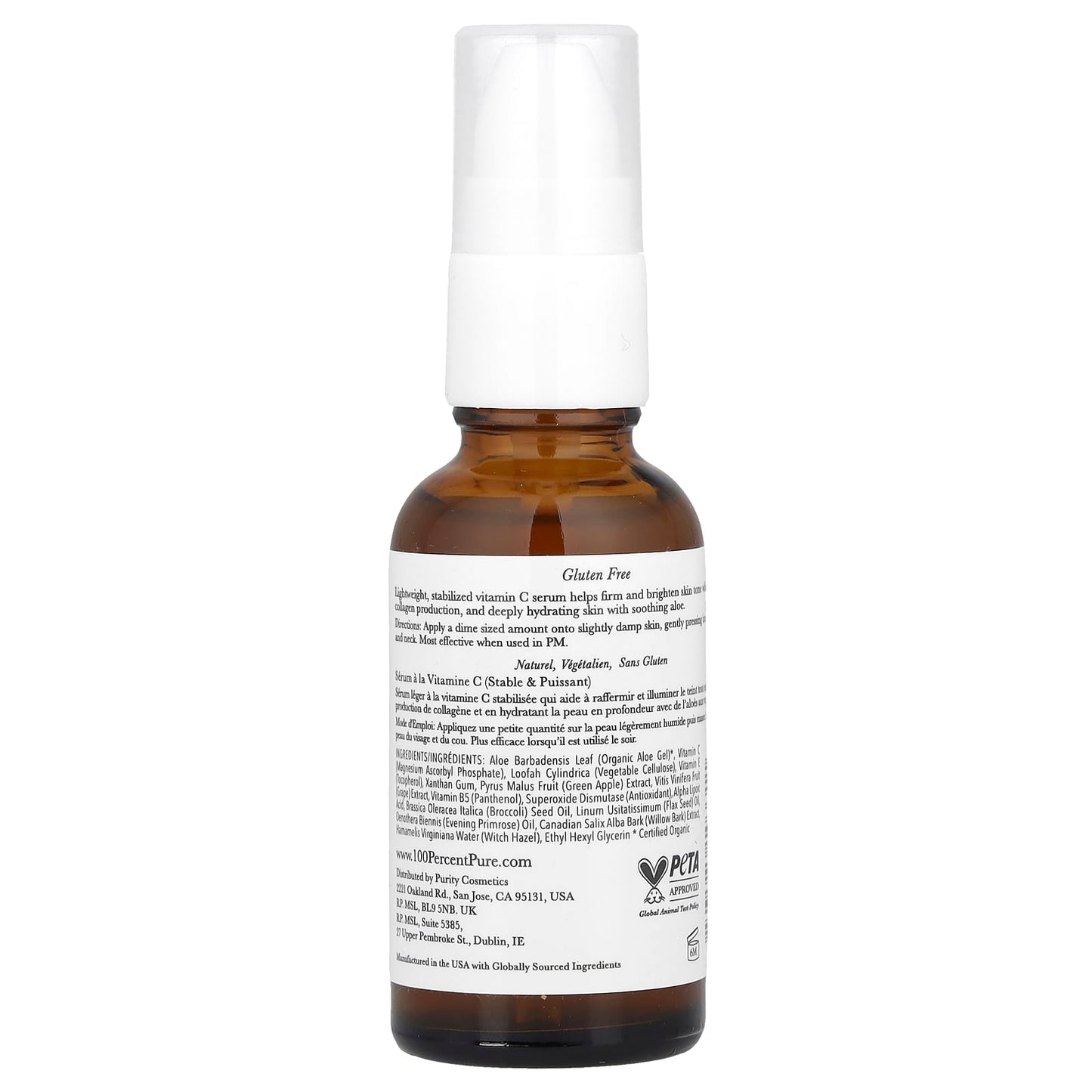Natural Vitamin C Serum for Brighter, Fitter Skin - 1 fl oz (30 ml) - Image 2