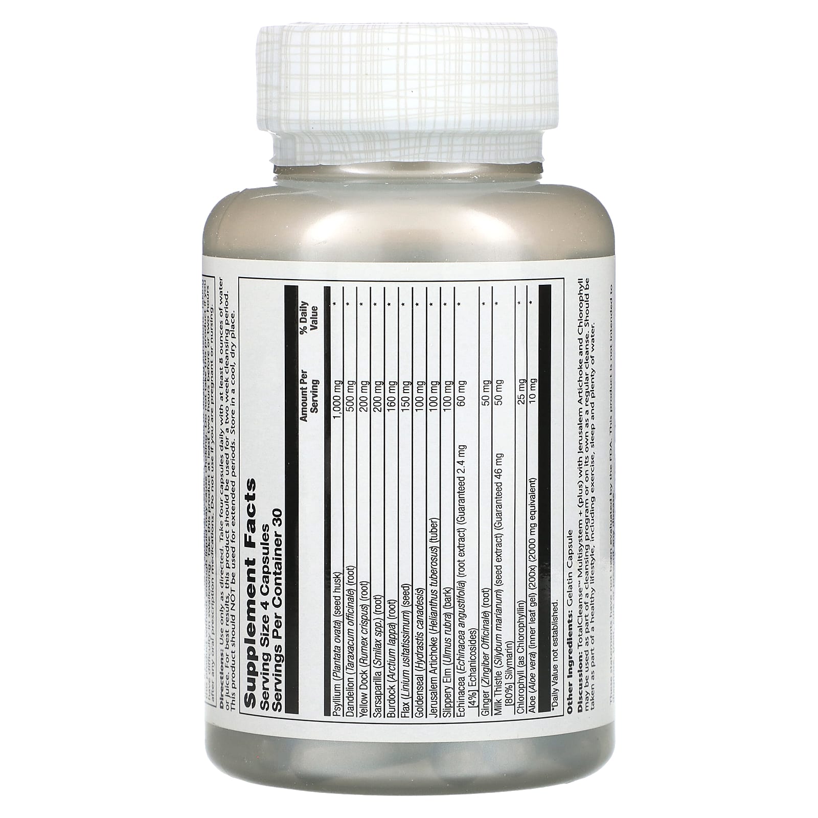 Solaray, Total Cleanse, Multisystem +, 120 Capsules - Image 2