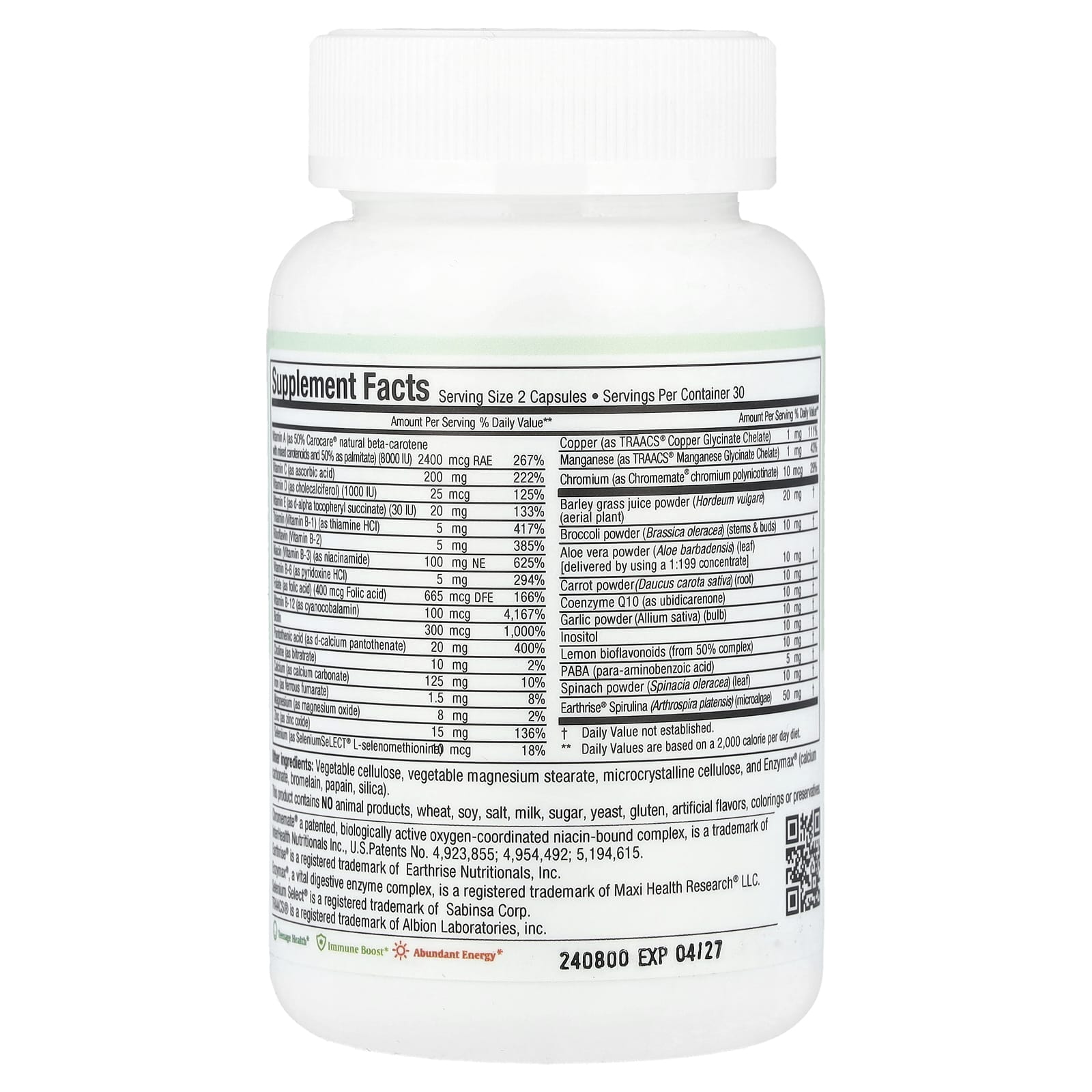 Maxi Health, Maxi Teen Supreme™, His, 60 Maxicaps - Image 2