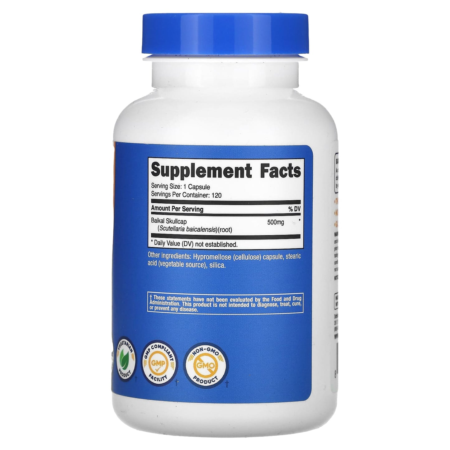 Nutricost, Baikal Skullcap, 500 mg, 120 Capsules - Image 2
