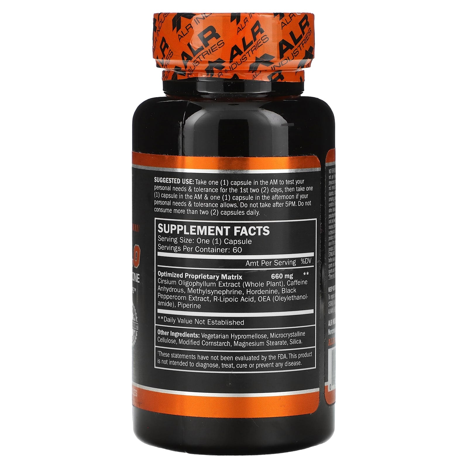 HyperDrive 4.0 Weight Loss Supplement by ALR Industries - 60 Capsules - Image 2