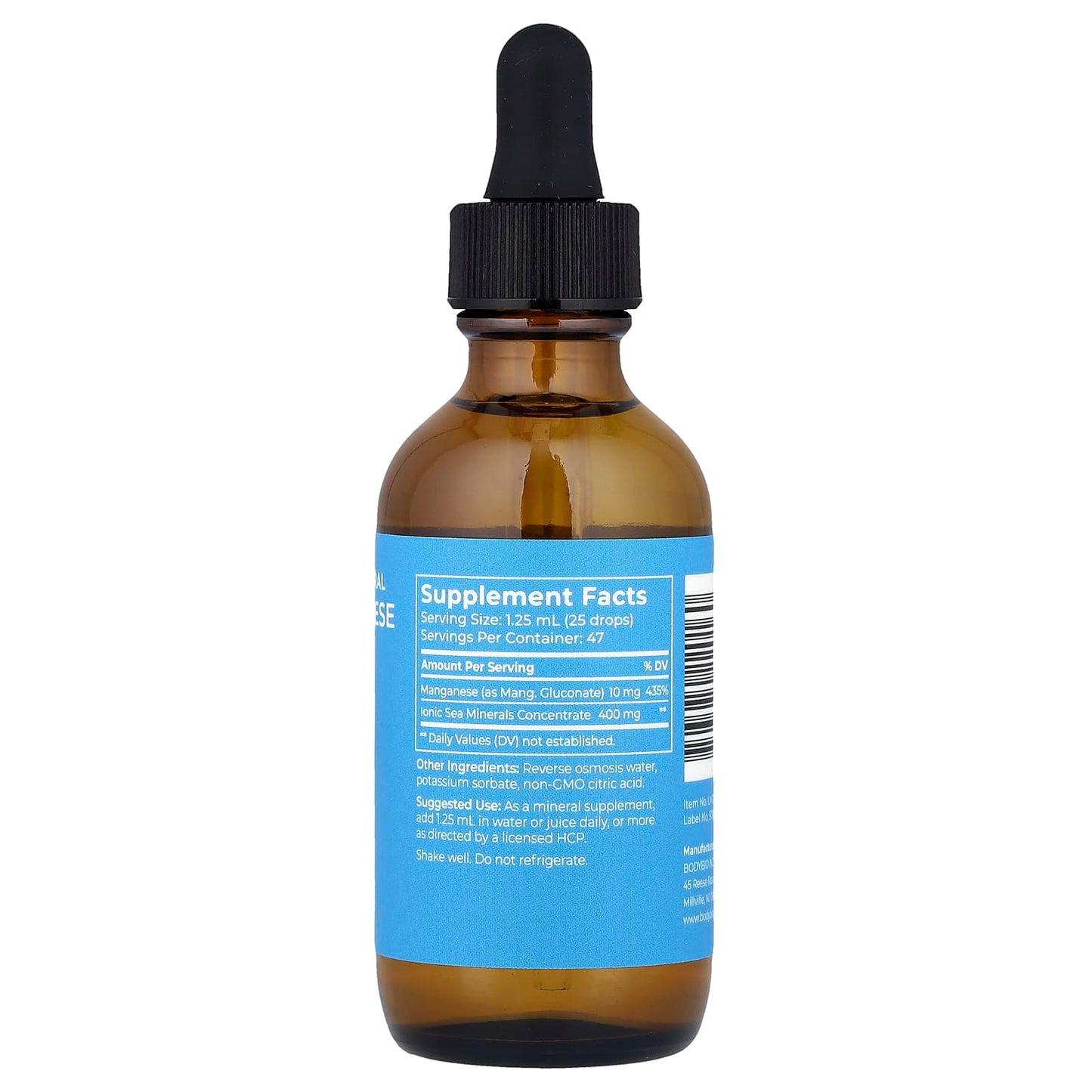 Liquid Manganese Supplement by BodyBio for Enhanced Metabolism - Image 2