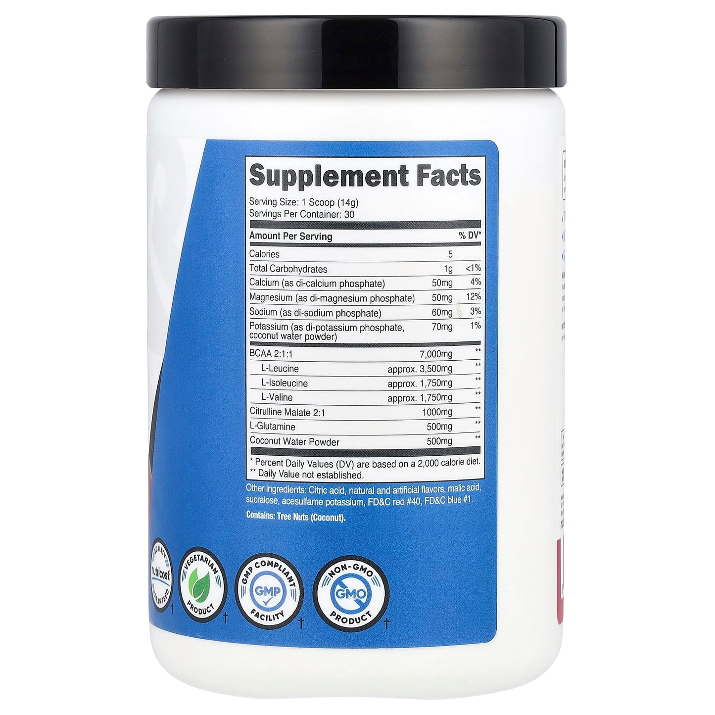 Nutricost, Performance, BCAA+, Blackberry Plum , 15.1 oz (423 g) - Image 2