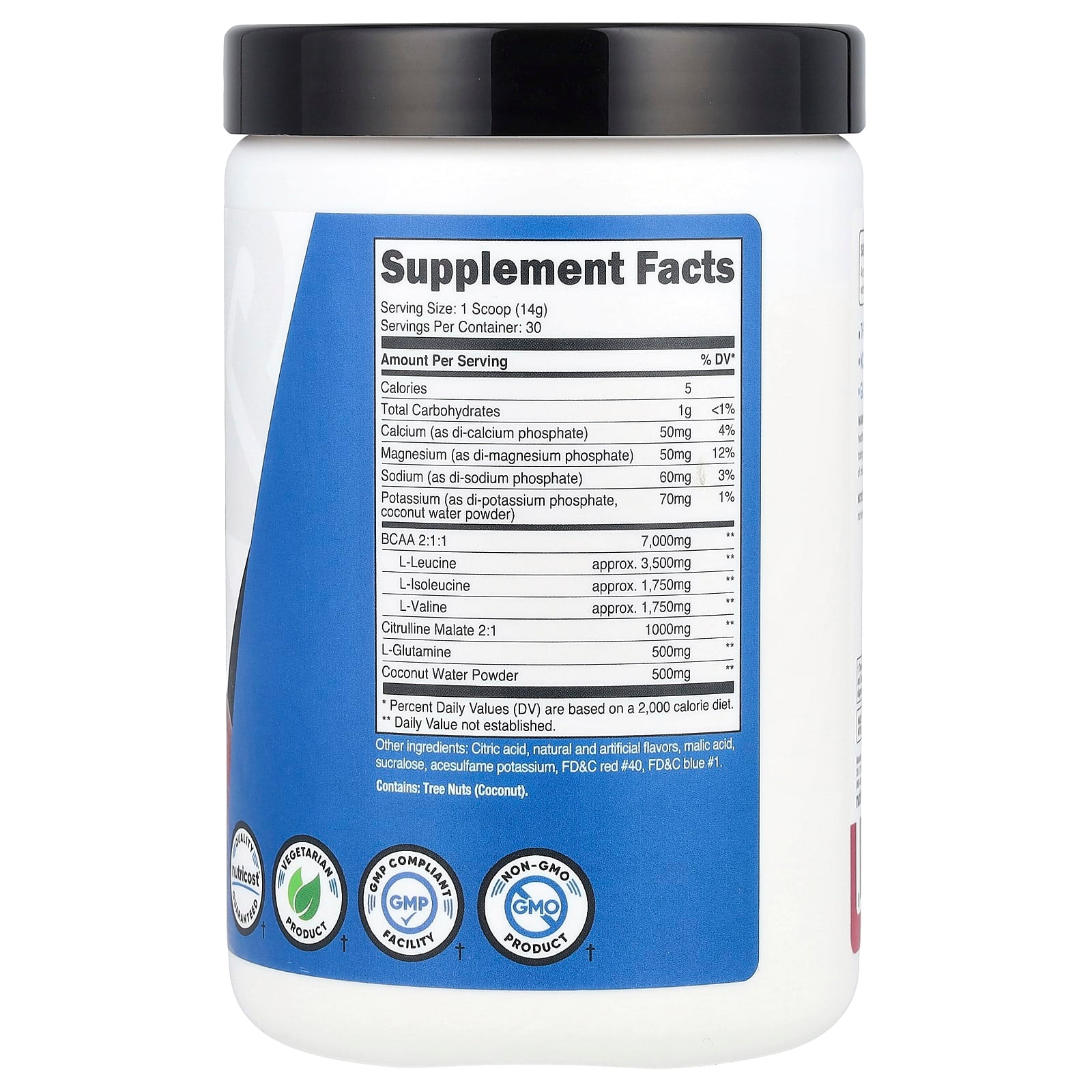 Nutricost, Performance, BCAA+, Blackberry Plum , 15.1 oz (423 g) - Image 2