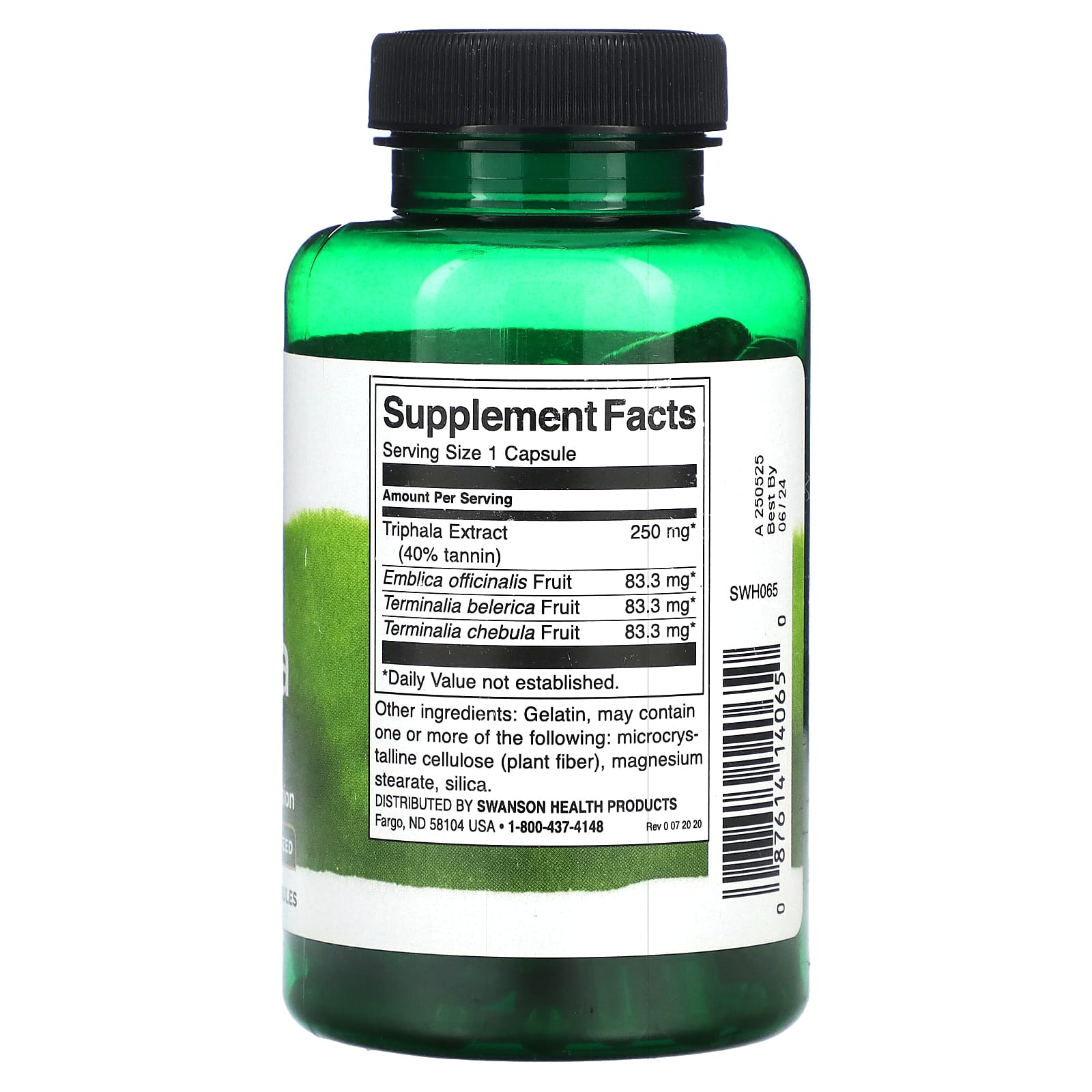 Swanson, Triphala, Standardized, 250 mg, 120 Capsules - Image 2