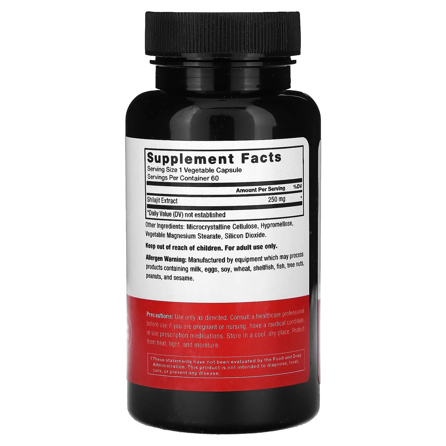 Shilajit Supplements for Energy & Brain Health | 250mg, 60 Capsules - Image 2
