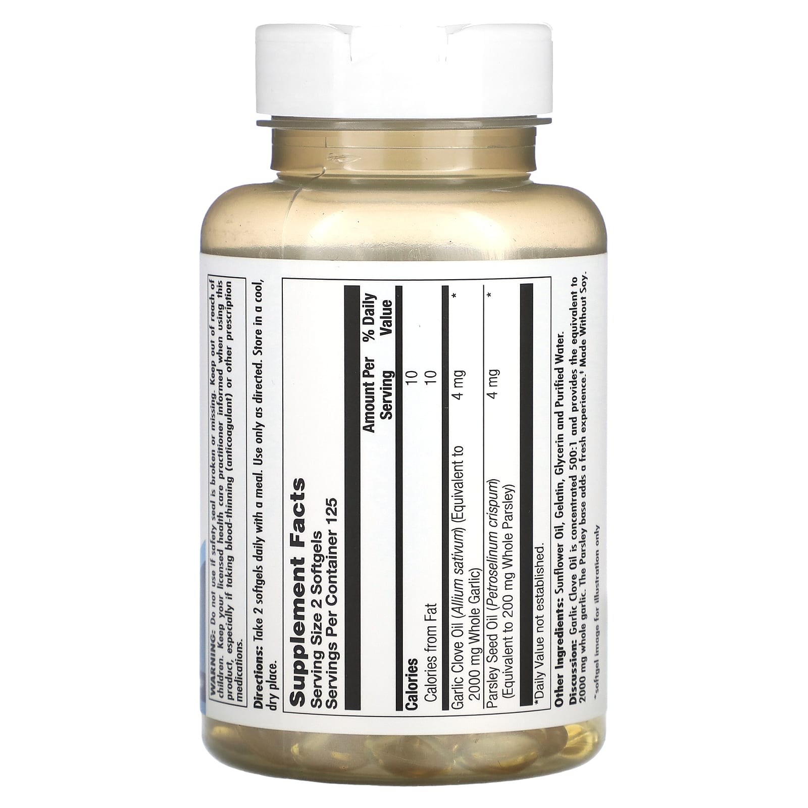 KAL, Garlic Oil, 2,000 mg, 250 Softgels - Image 2