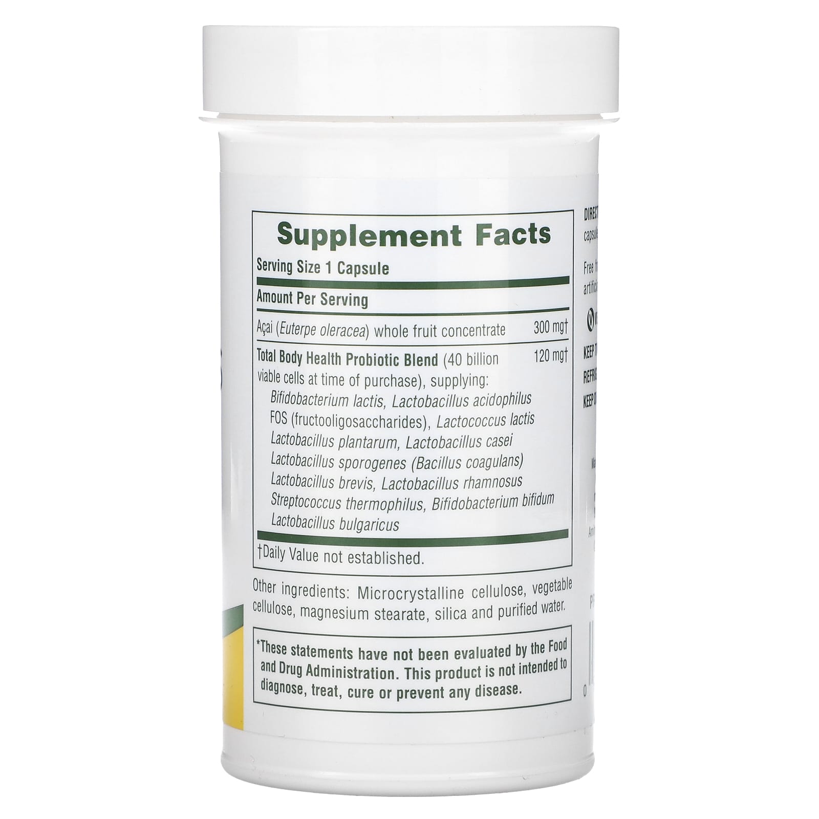 NaturesPlus, Ultra Probiotics, 40 Billion, 30 Capsules - Image 2