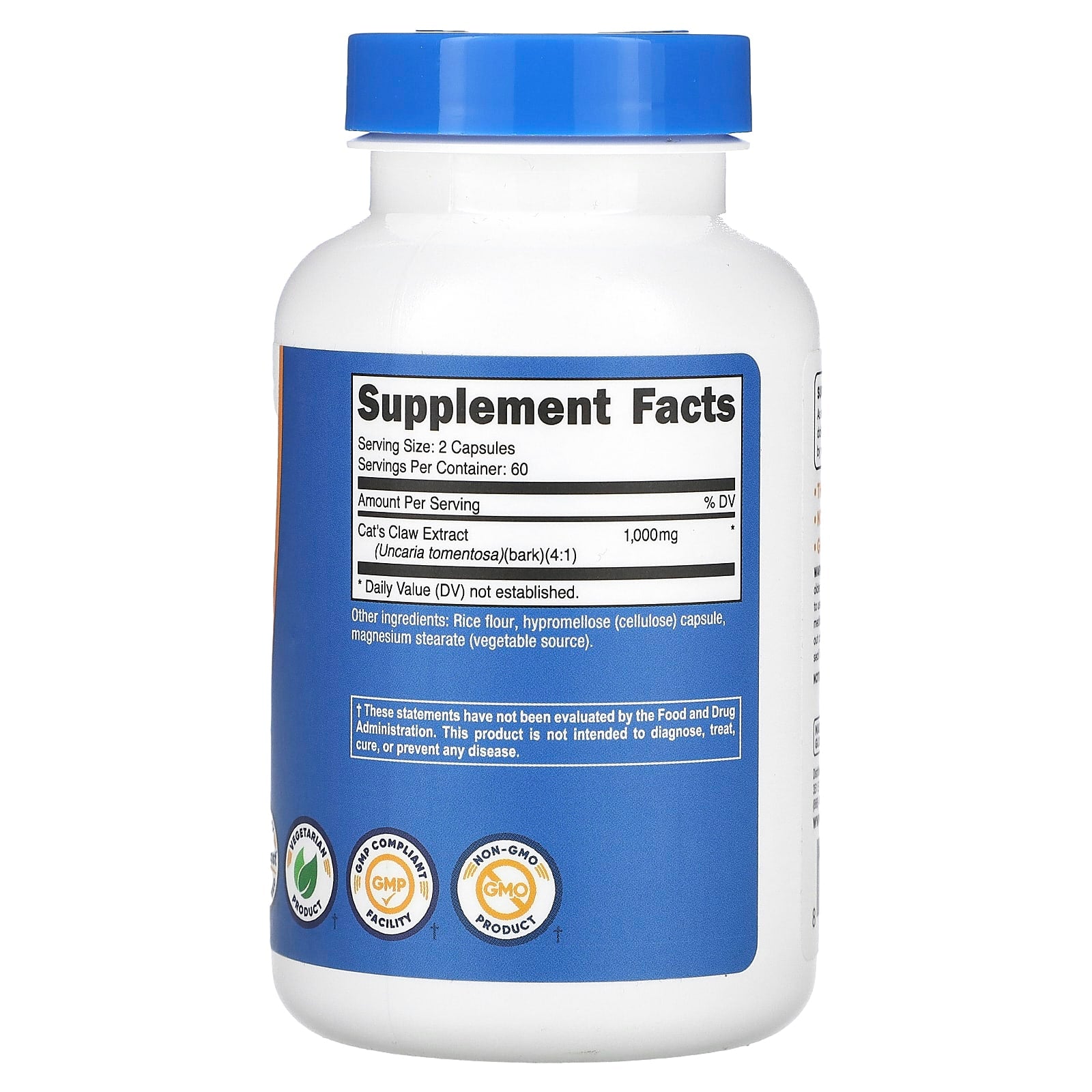Nutricost, Cat's Claw, 120 Capsules (500 mg per Capsule) - Image 2