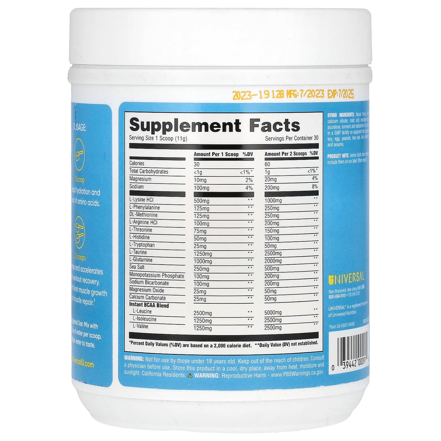 Universal U, Replenish & Restore, Mango Twist, 11.6 oz (330 g) - Image 2