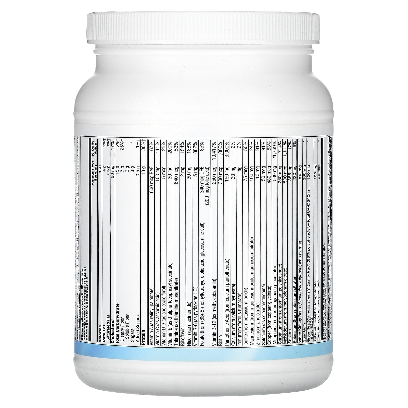Nutra BioGenesis, UltraLean, Natural Strawberry Banana, 1 lb 5.8 oz (619 g) - Image 2