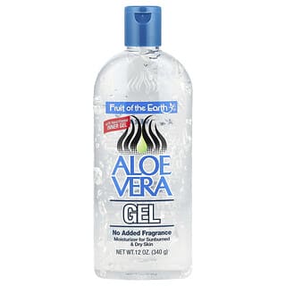 Fruit of the Earth Pure Aloe Vera Gel, 12 oz for Sunburn Relief