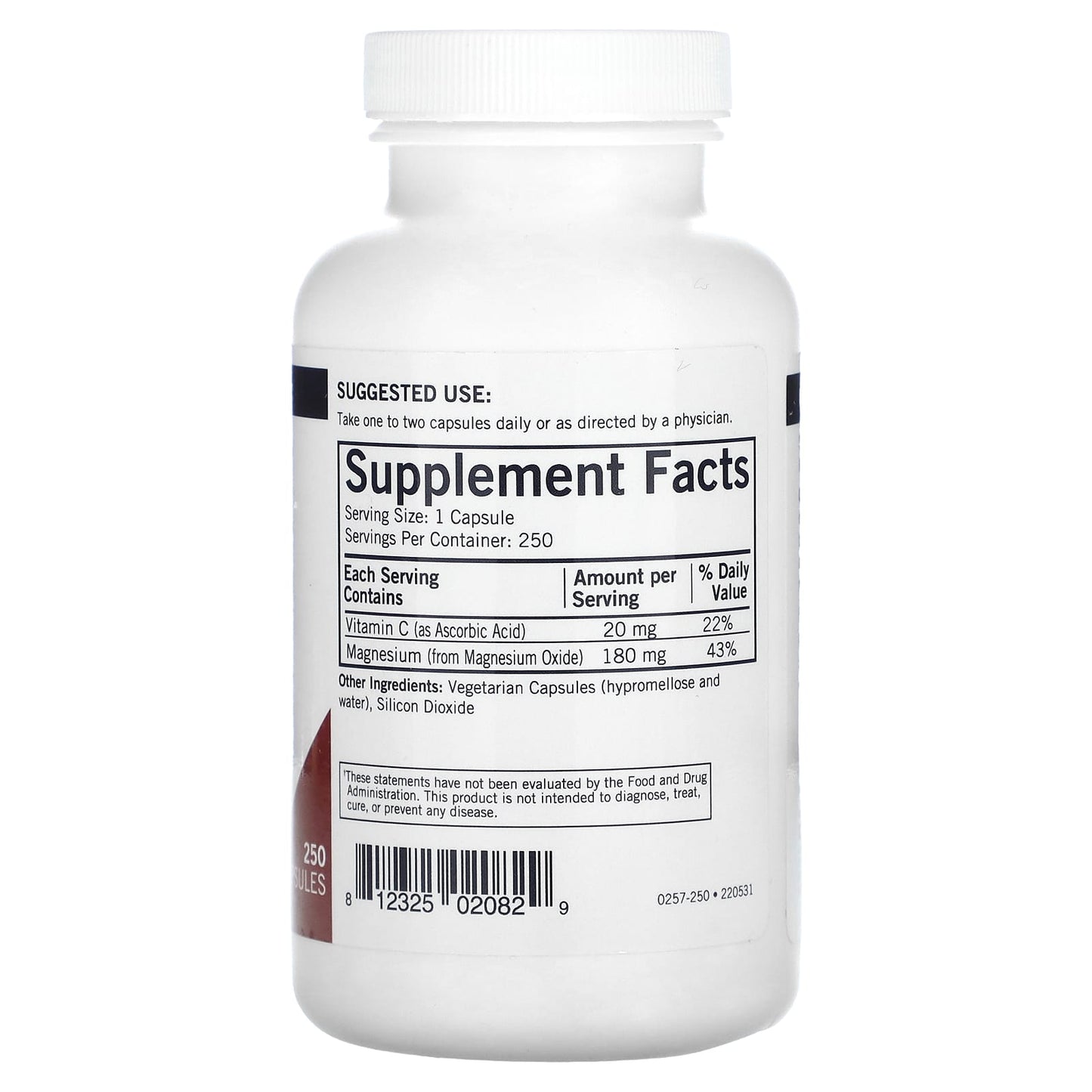 Kirkman Labs, Buffered Magnesium Oxide, 180 mg, 250 Capsules - Image 2