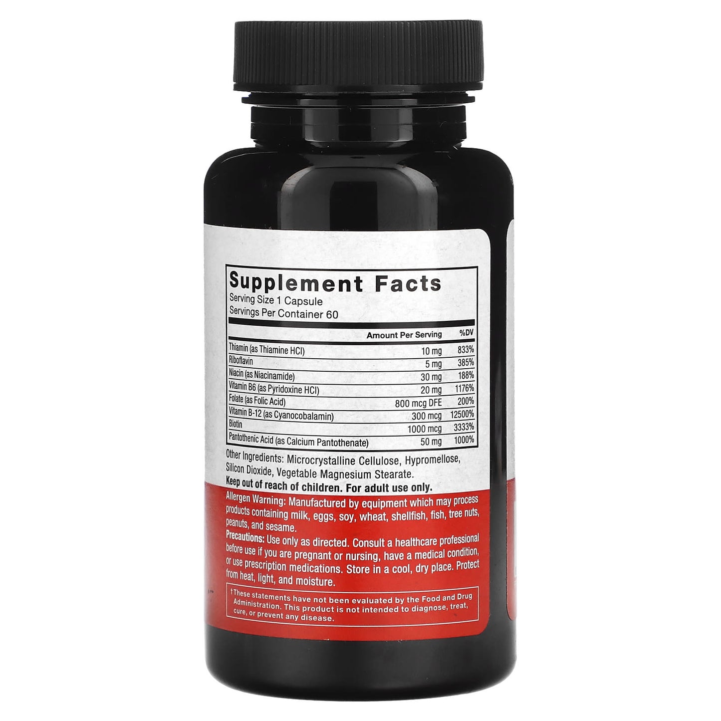Force Factor B Complex, 60 Veggie Capsules for Energy & Heart Health - Image 2