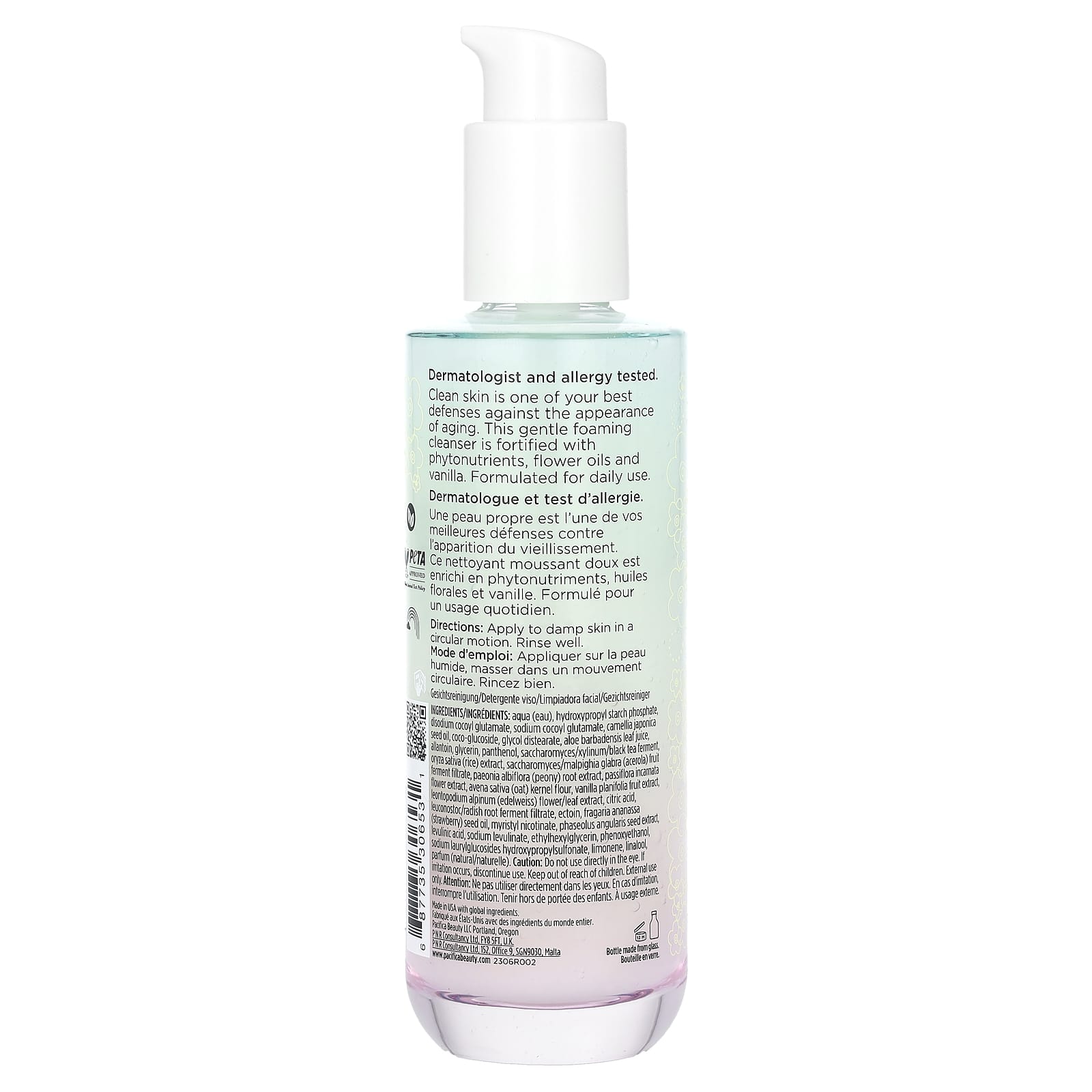Pacifica, Future Youth, Foaming Cleansing Gel, Oat & Flower Milk, 4.7 fl oz (140 ml) - Image 2