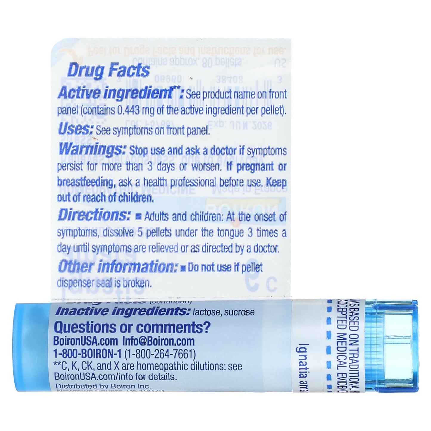 Boiron Stress Relief, Ignatia Amara 6C, Homeopathic Pellets - Image 2