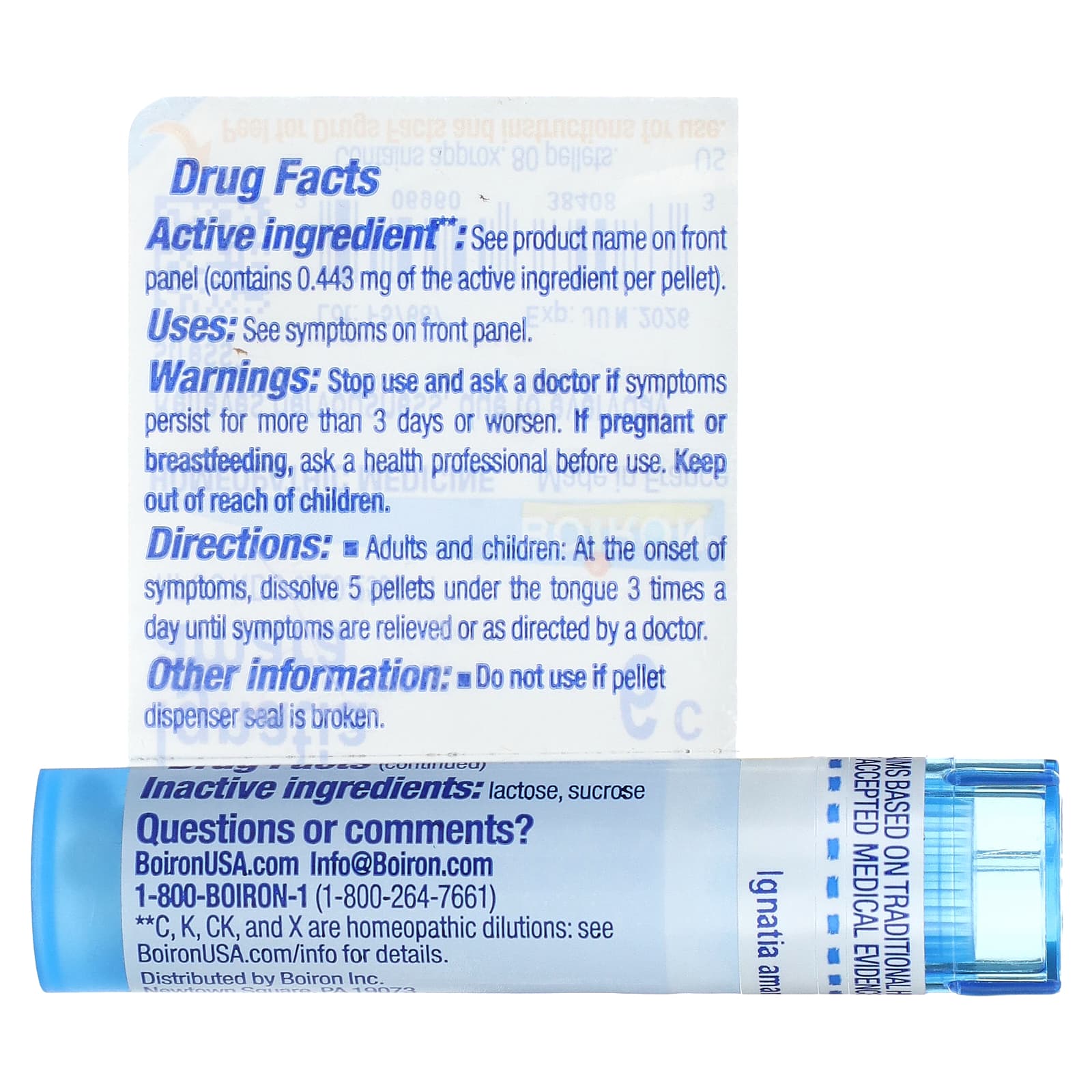 Boiron Stress Relief, Ignatia Amara 6C, Homeopathic Pellets - Image 2