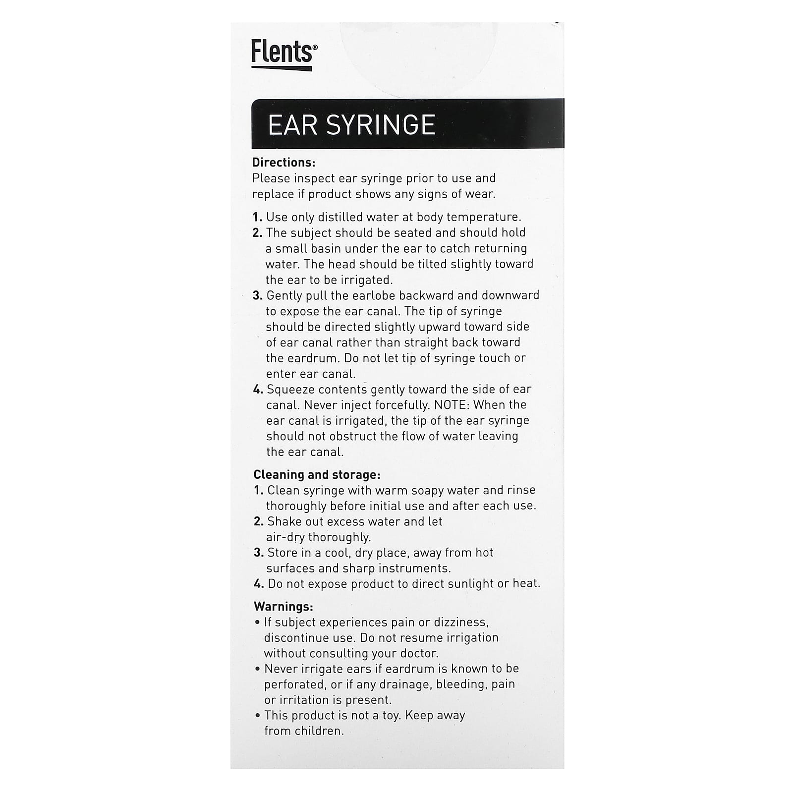 Gentle Ear Wax Removal with Flents Ear Syringe, 3 oz (89 ml) - Image 2