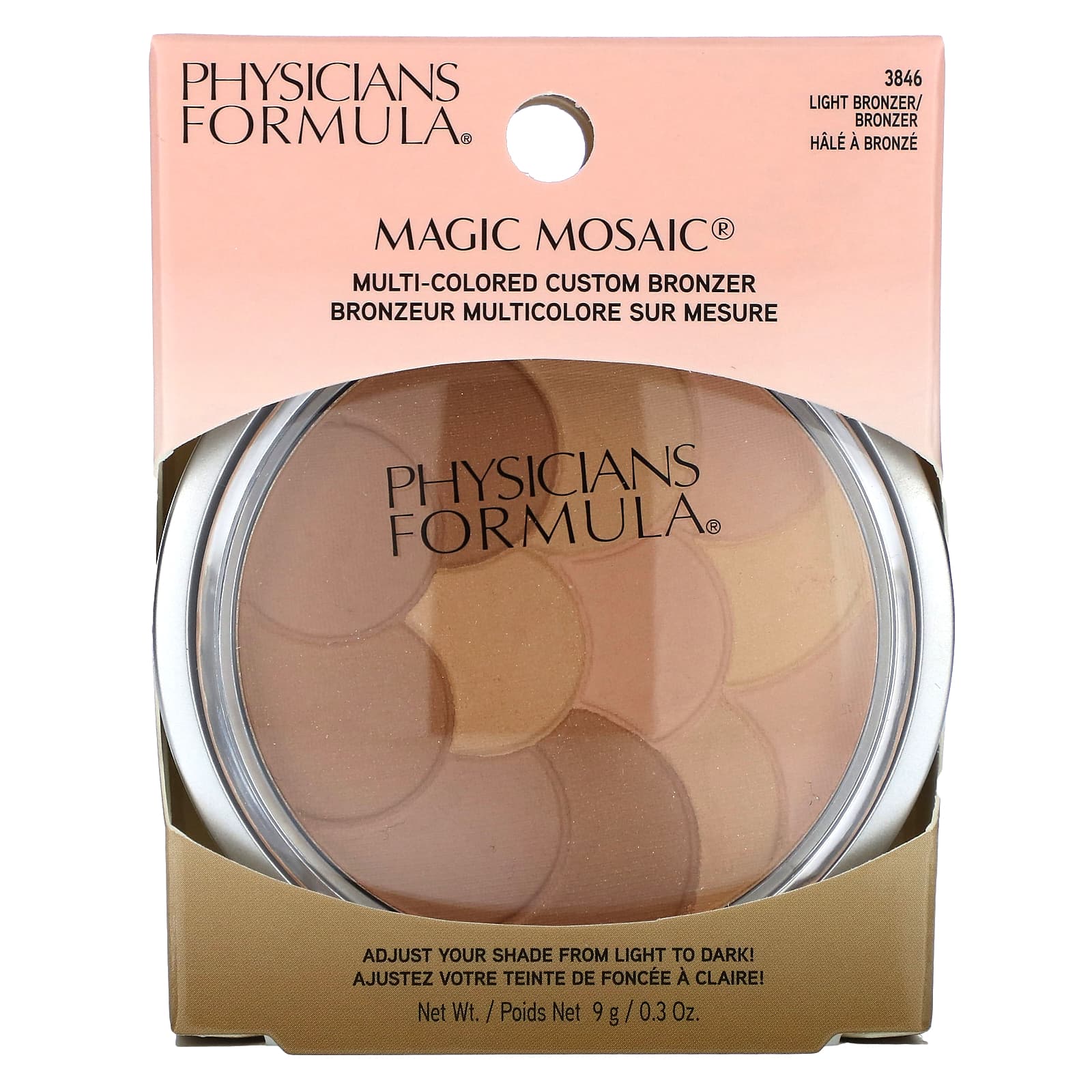 Physicians Formula, Magic Mosaic, Multi-Colored Custom Bronzer, 3846 Light Bronzer/Bronzer, 0.3 oz (9 g) - Image 2