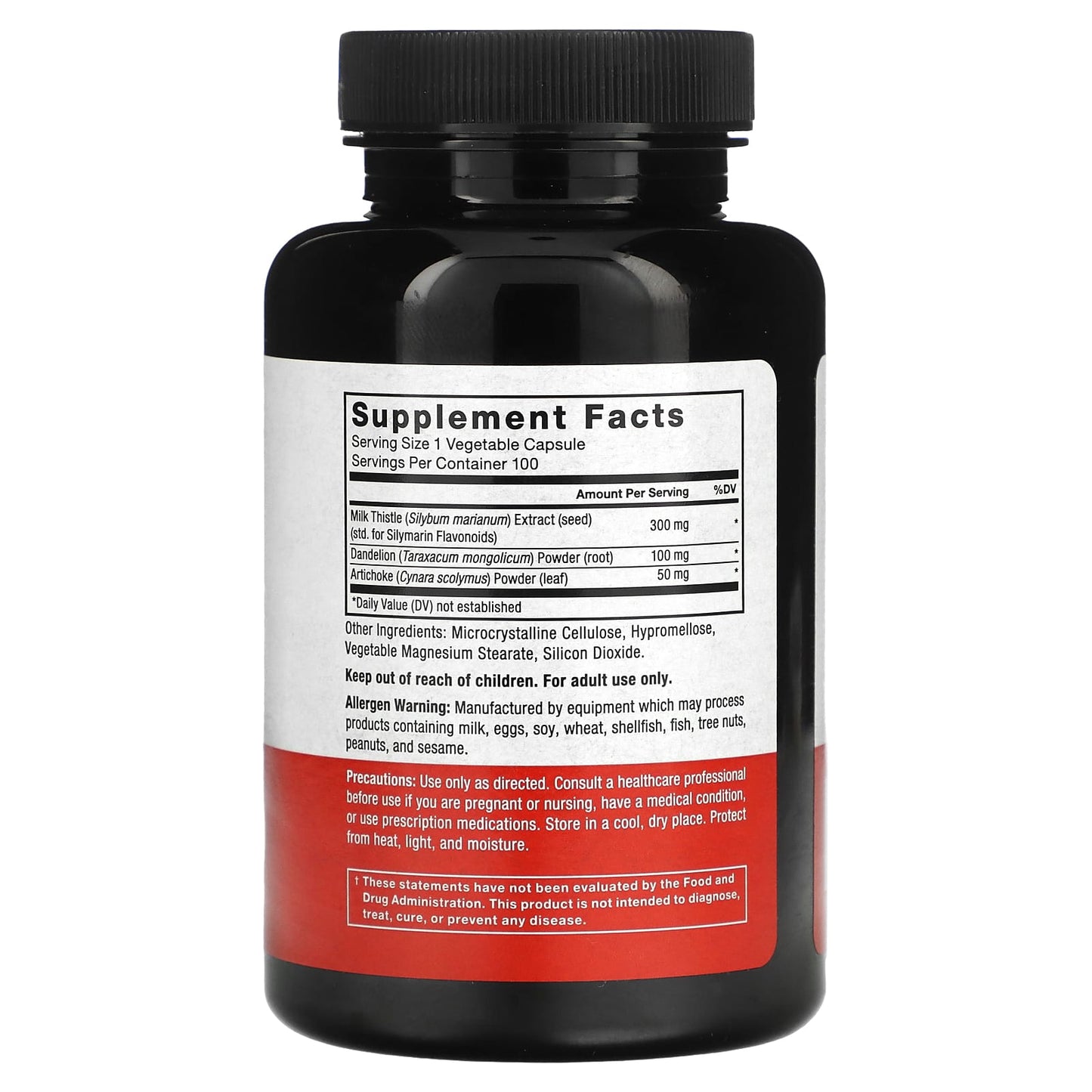 Force Factor Milk Thistle 300mg Capsules for Liver Health - Image 2