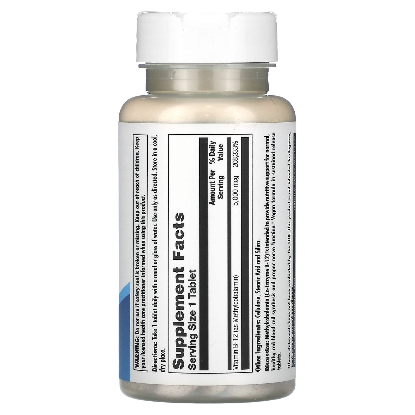 KAL Methyl B-12 5000 mcg for Cardiovascular Health - 60 Tablets - Image 2