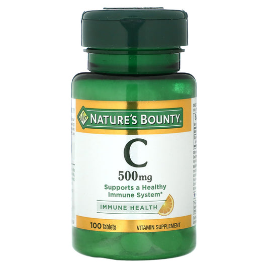 Nature's Bounty, Vitamin C, 500 mg, 100 Tablets - Image 1