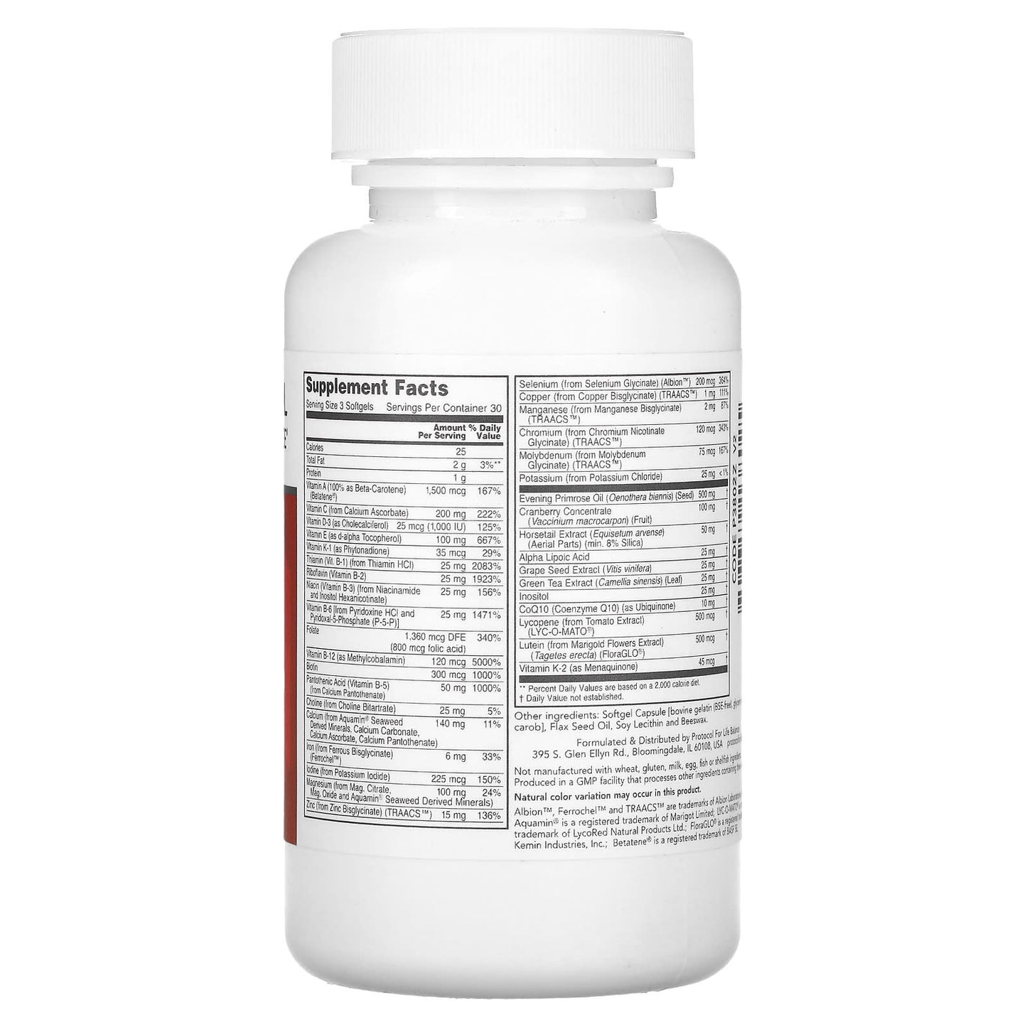 Protocol for Life Balance, Ortho Multi for Women, 90 Softgels - Image 2