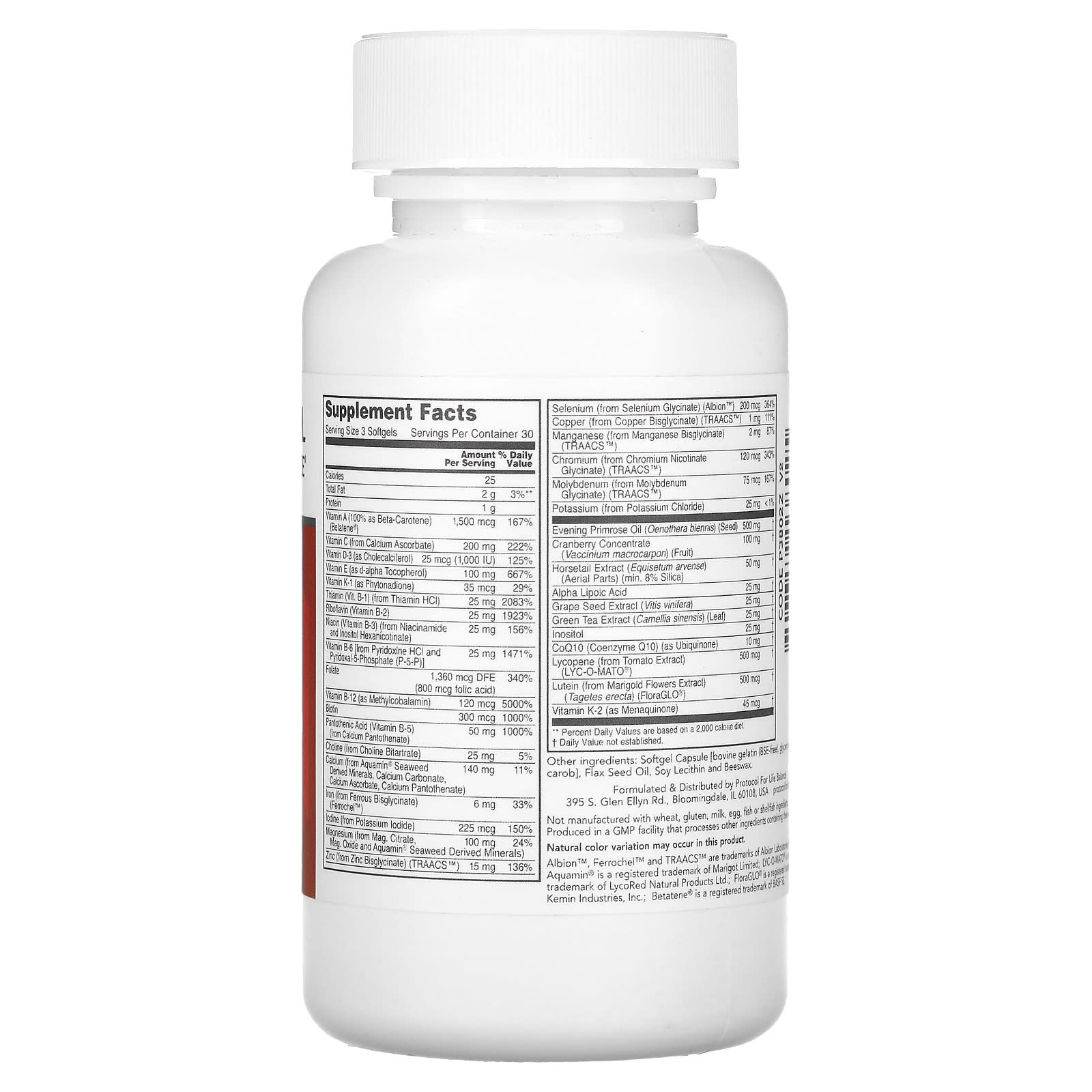 Protocol for Life Balance, Ortho Multi for Women, 90 Softgels - Image 2