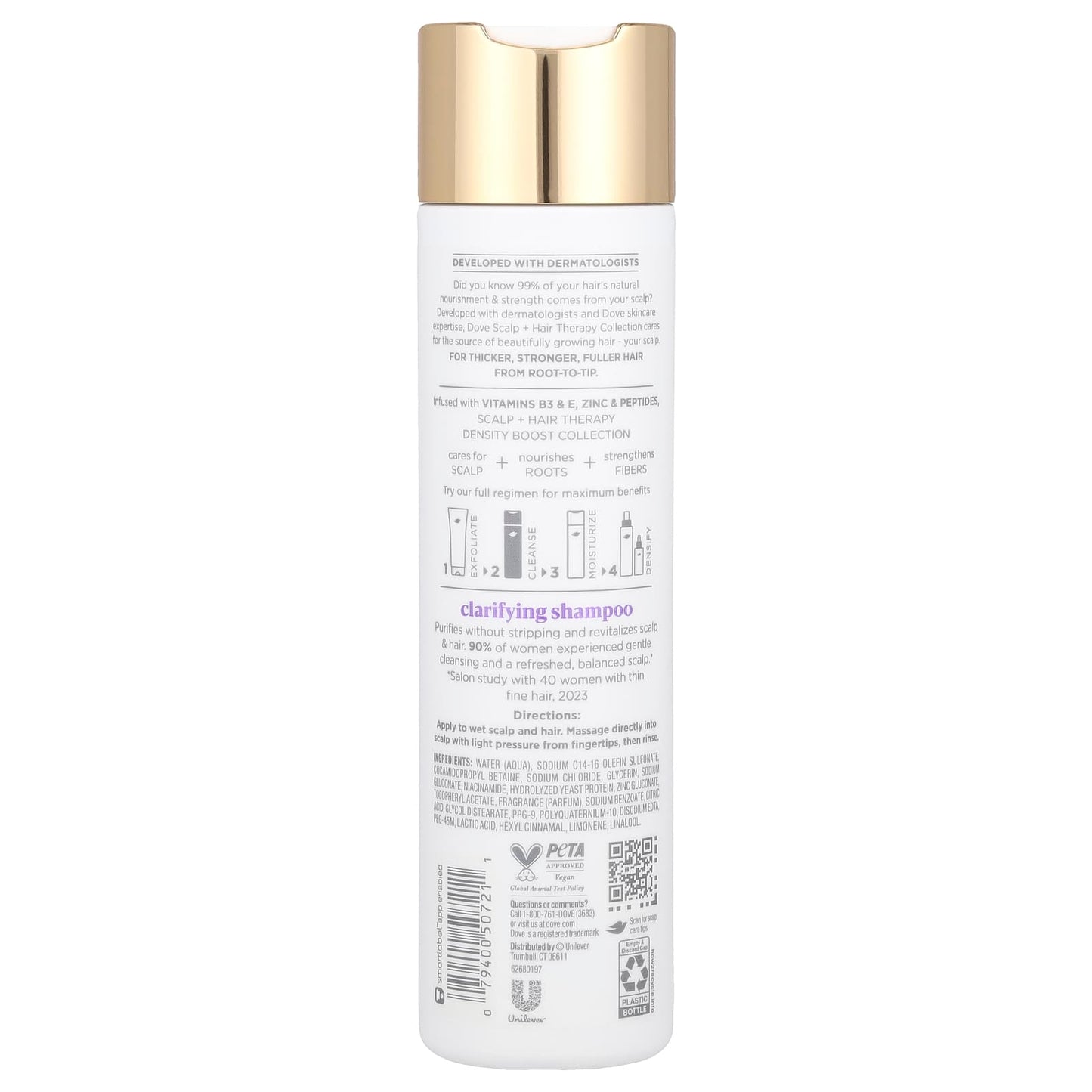 Dove Scalp + Hair Therapy Clarifying Shampoo 9.25 fl oz - Image 2