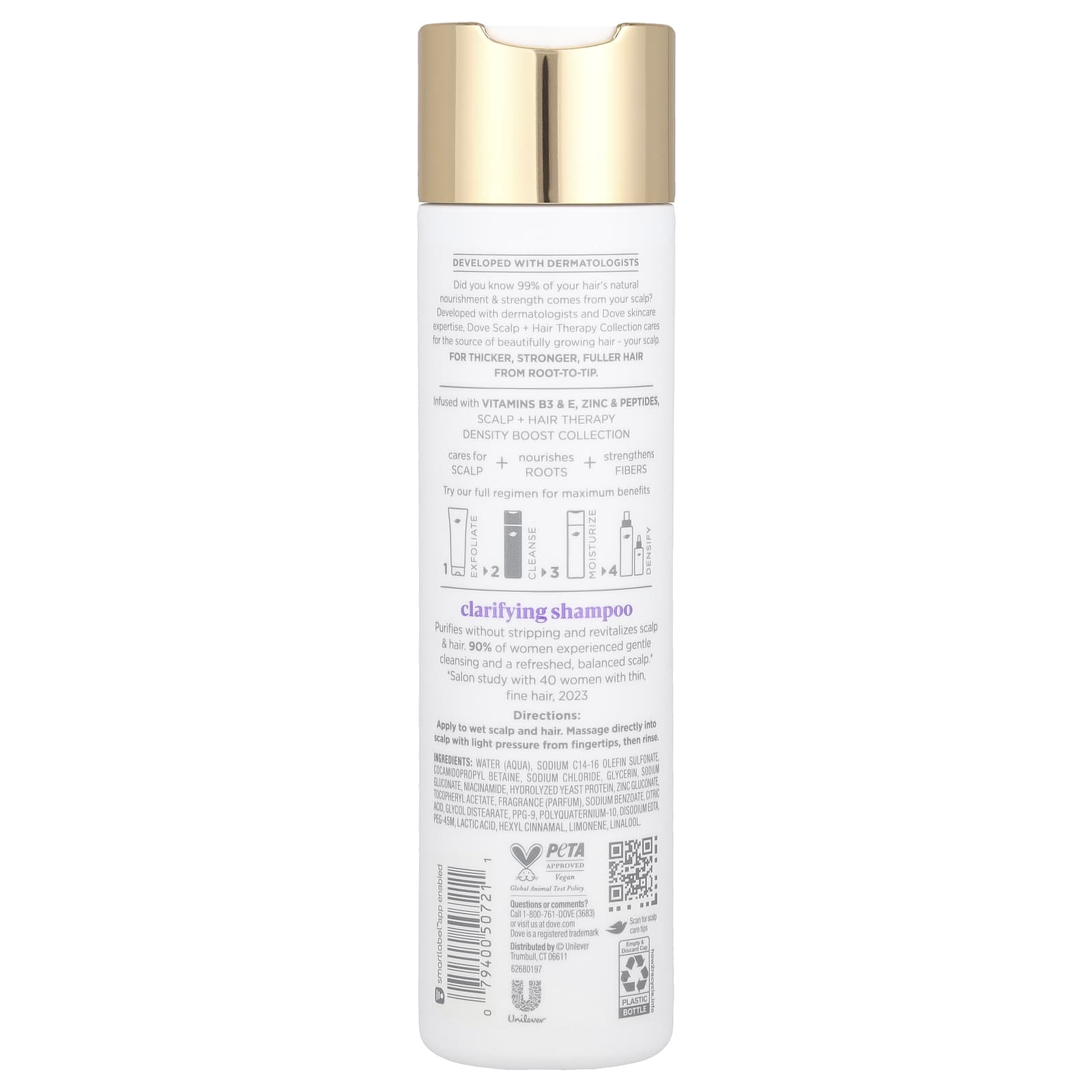 Dove Scalp + Hair Therapy Clarifying Shampoo 9.25 fl oz - Image 2
