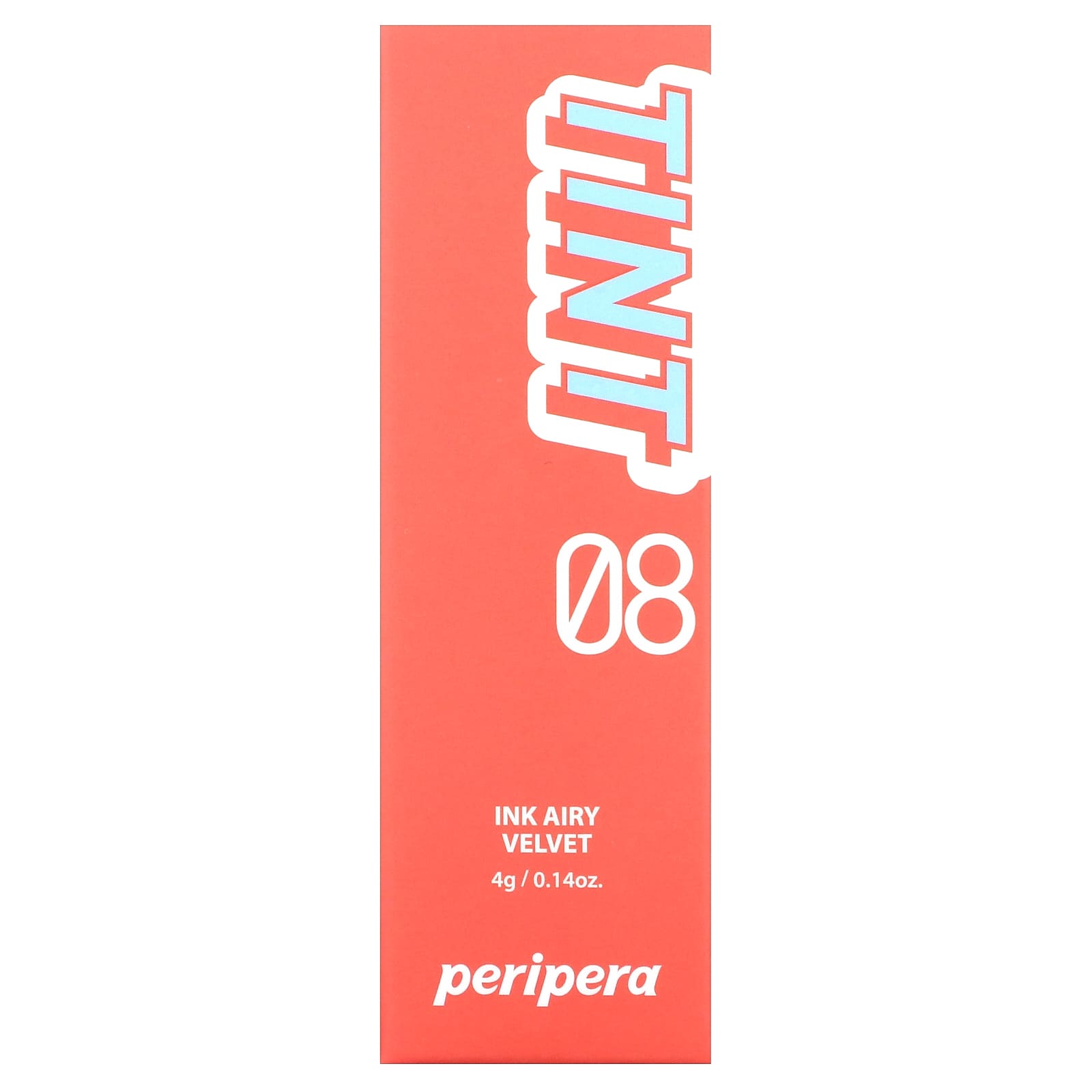Peripera, Ink Airy Velvet Lip Tint, 08 Pretty Orange Pink, 0.14 oz (4 g) - Image 2