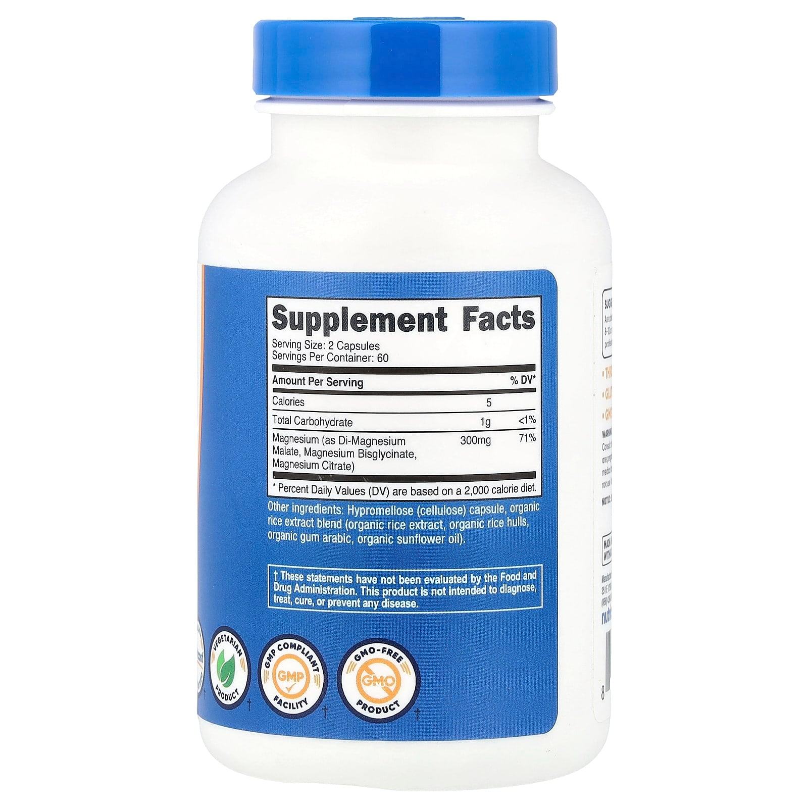 Nutricost, Triple Magnesium Complex, 120 Capsules (150 mg per Capsule) - Image 2