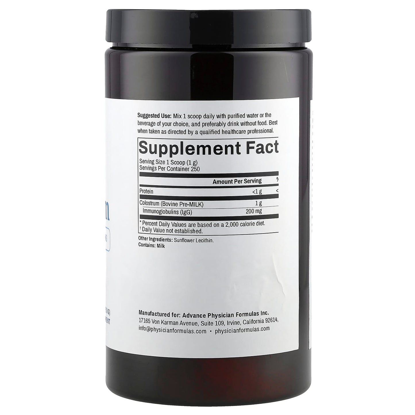 Boost Immune System with Advance Physician Formulas Colostrum 250g - Image 2