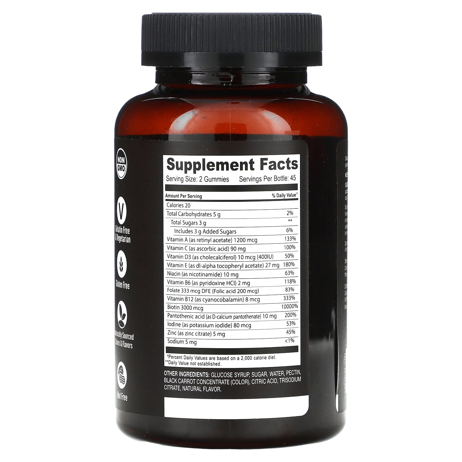 YumVs, Strong Earth Gummies, Multi Teen, Raspberry, 90 Gummies - Image 2