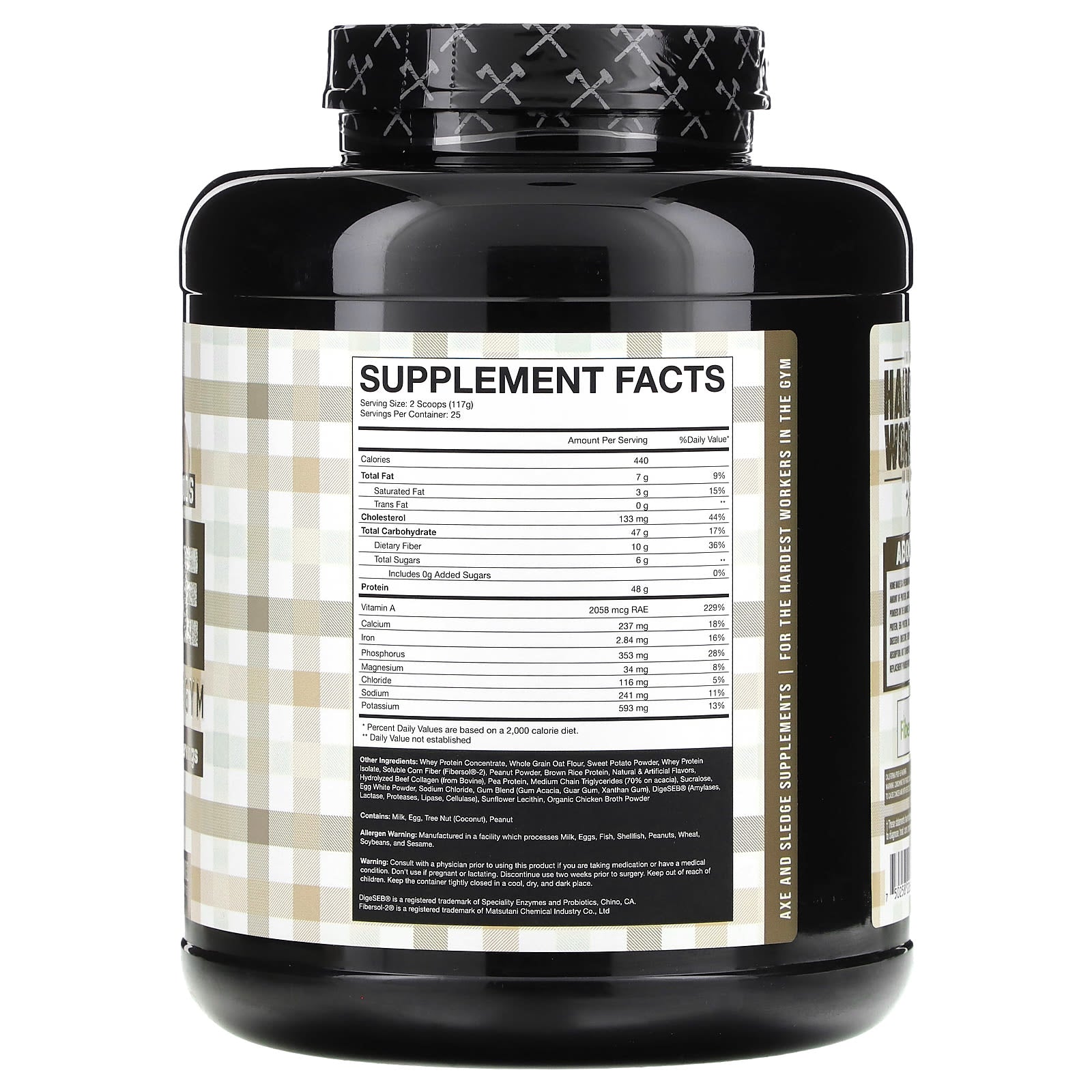 Axe & Sledge Home Made Meal Replacement Powder | 103.17 oz - Image 2