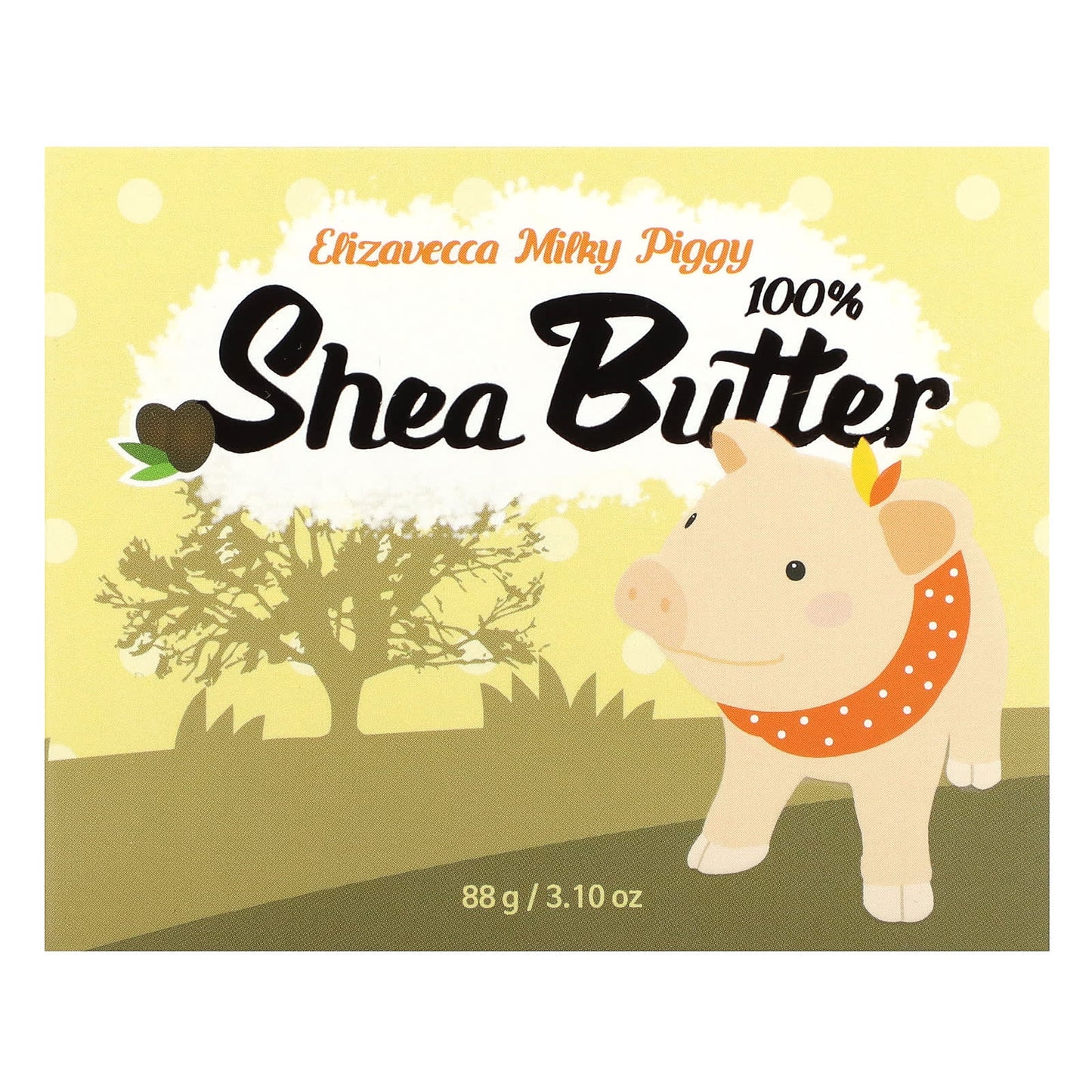 Elizavecca Milky Piggy 100% Shea Butter Moisturizing Cream - Image 2