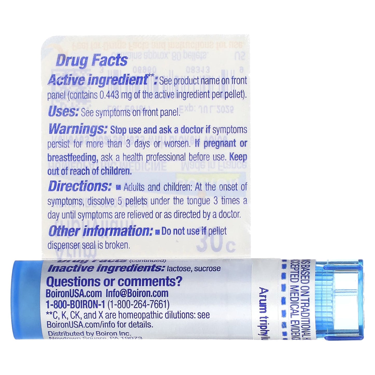 Boiron Arum Triphyllum Homeopathic Relief for Sore Throats - Image 2