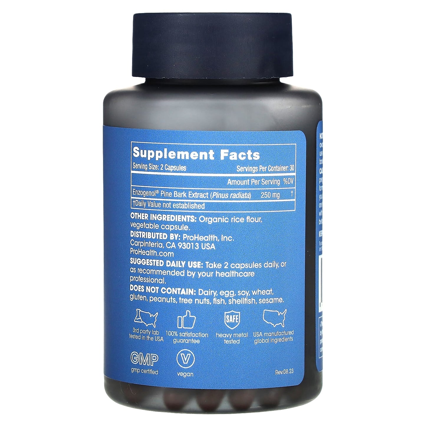 ProHealth Longevity, Enzogenol Pine Bark Extract, 60 Capsules (125 mg per Capsule) - Image 2