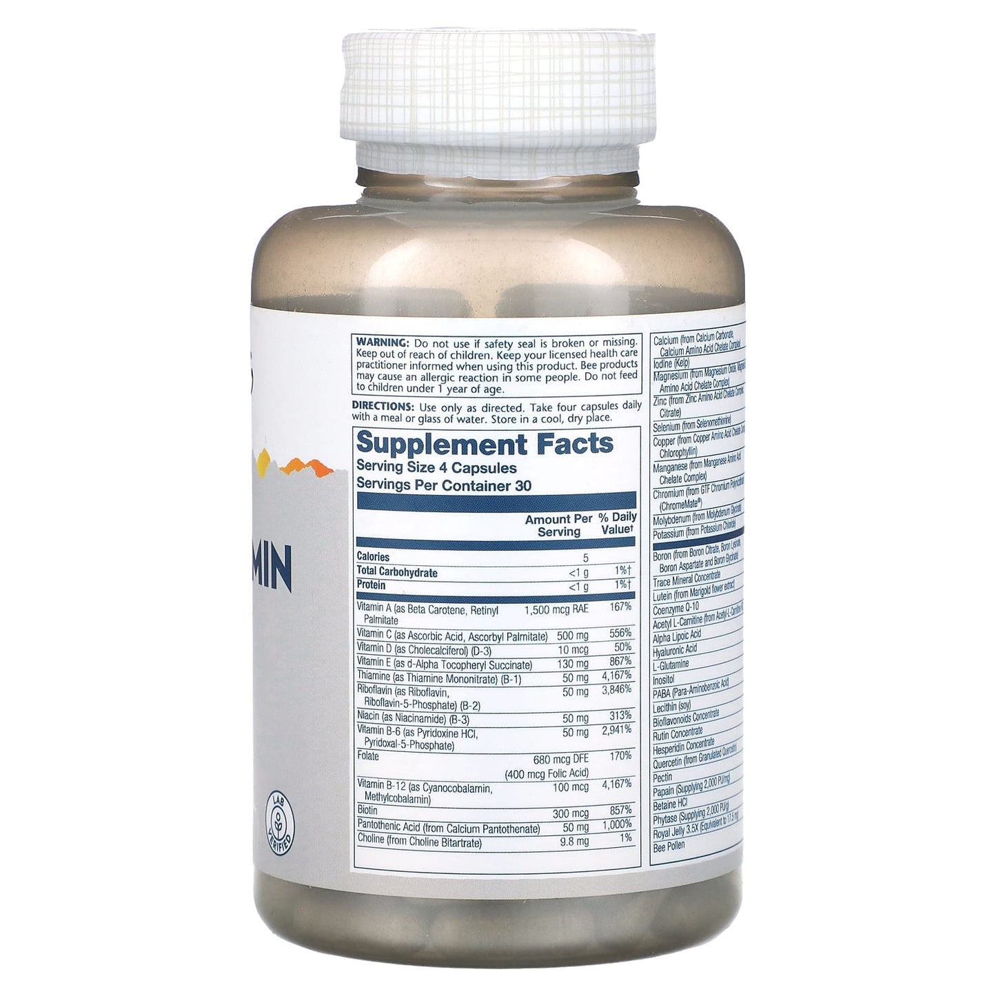 Solaray, Spectro Multivitamin, Man, 120 Capsules - Image 2