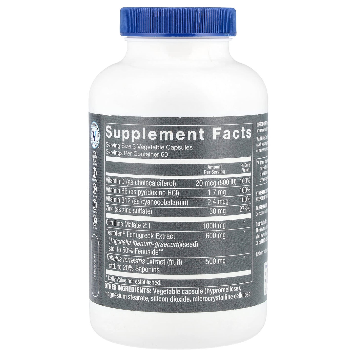 The Vitamin Shoppe, Men's Ultimate Man-T, 180 Vegetable Capsules