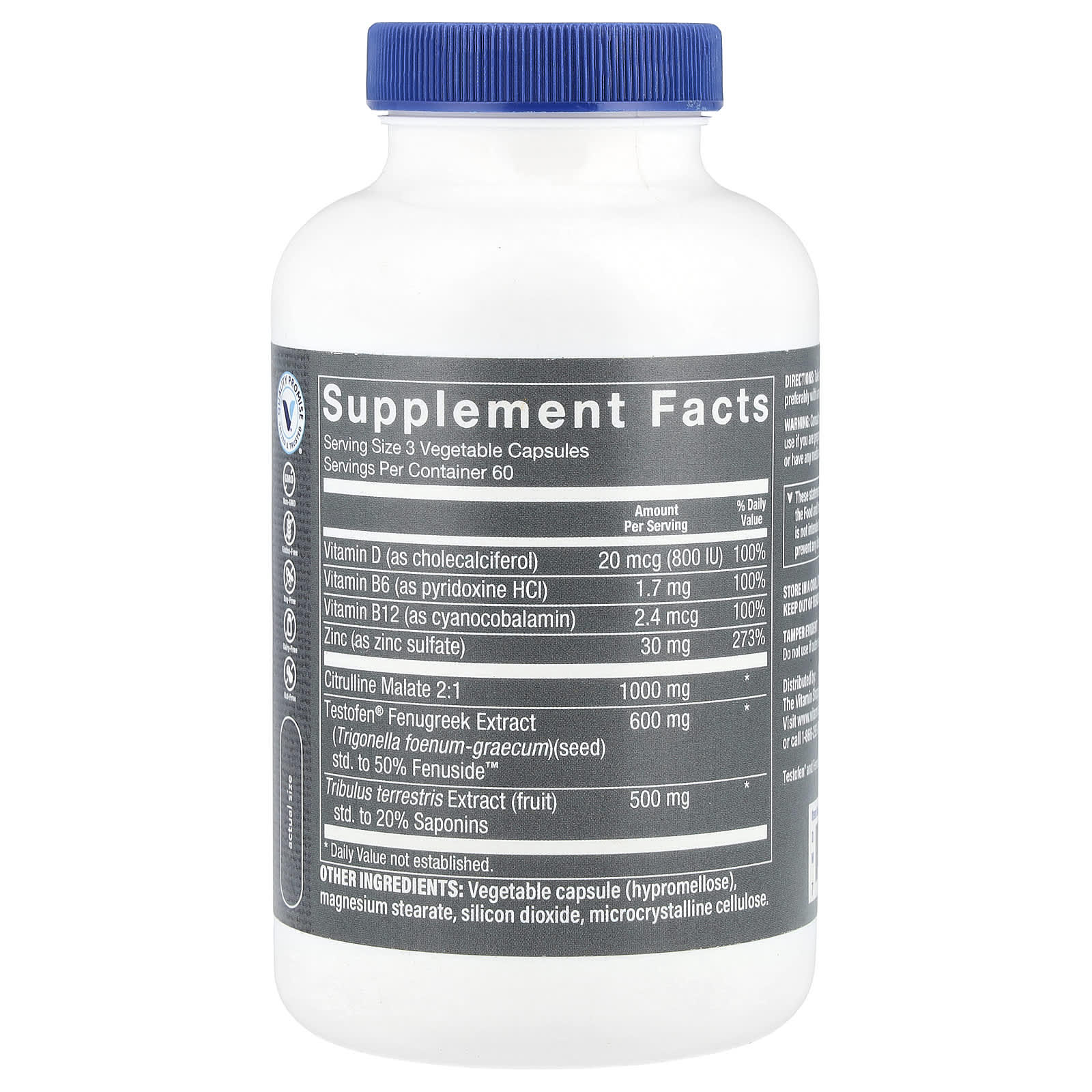 The Vitamin Shoppe, Men's Ultimate Man-T, 180 Vegetable Capsules