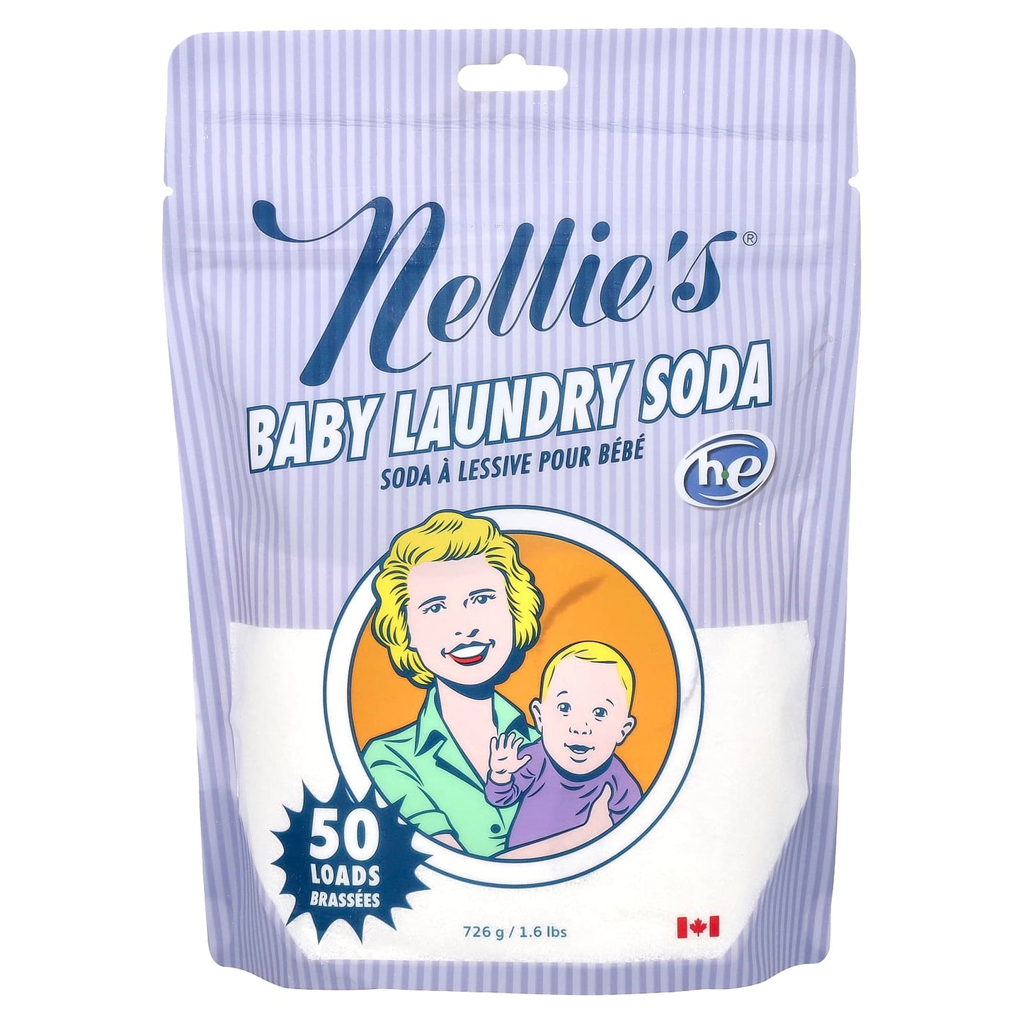 Nellie's, Baby Laundry Soda, 50 Loads, 1.6 lbs (726 g) - Image 1