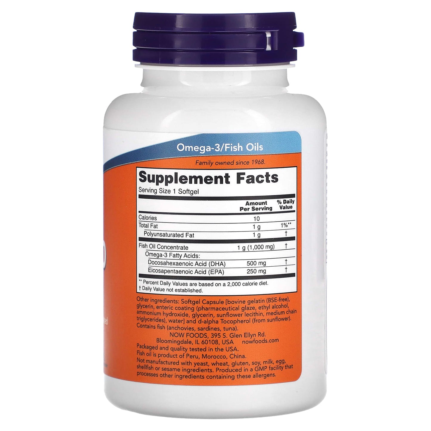 NOW Foods, DHA-500, Double Strength, 90 Softgels - Image 2