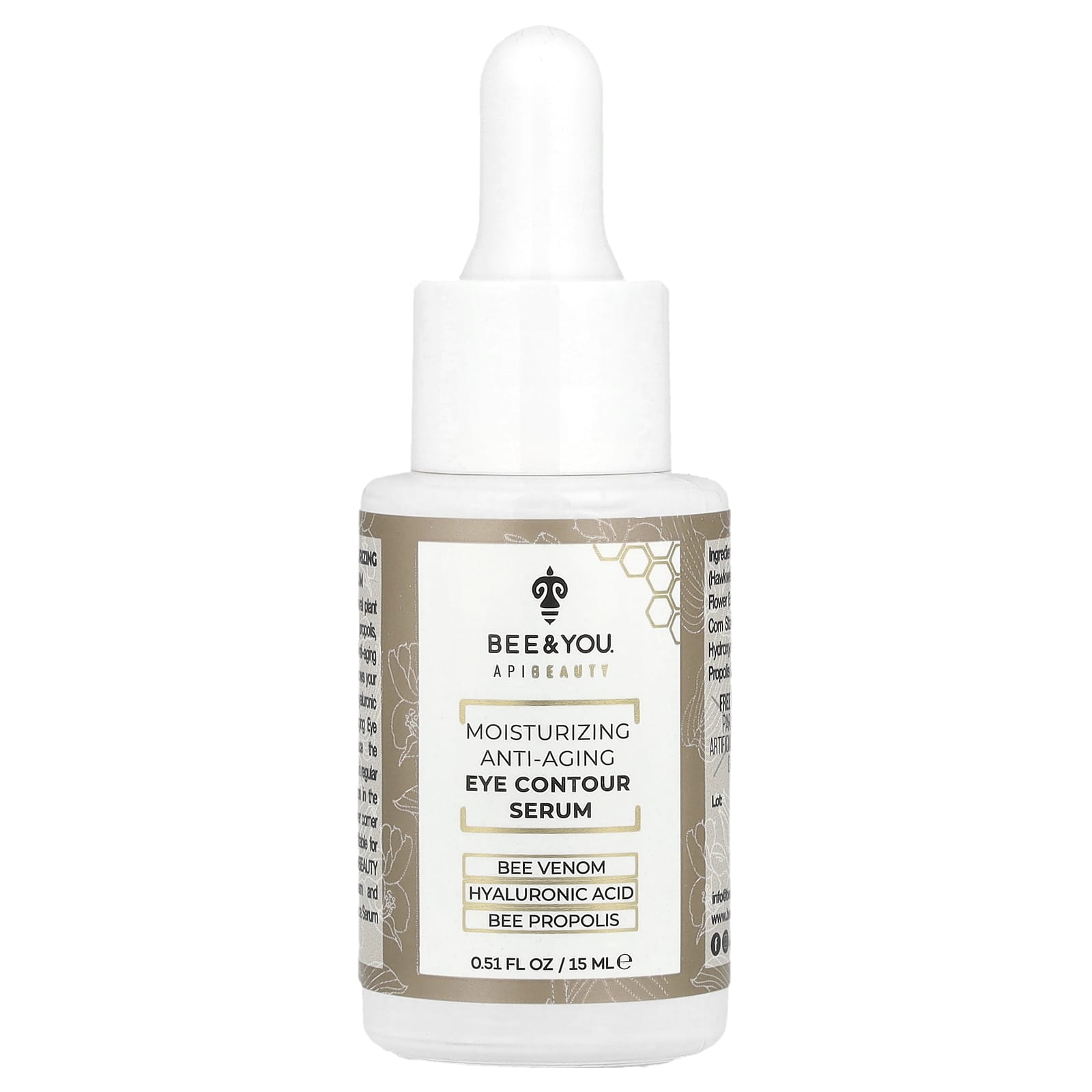 Bee & You Eye Contour Serum for Fine Lines & Wrinkles - 0.51 fl oz - Image 1