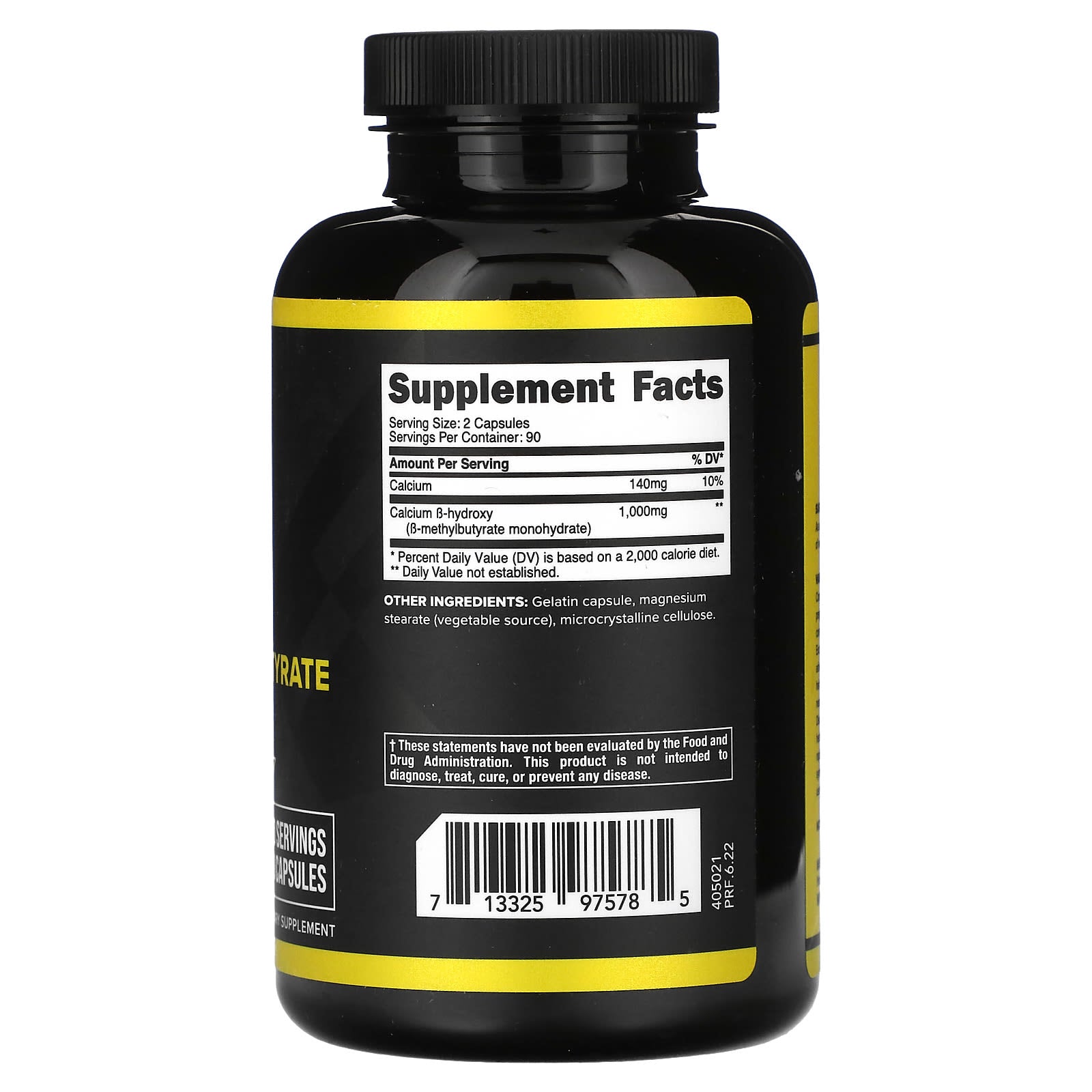 Primaforce, HMB, 180 Capsules (500 mg per Capsule) - Image 2