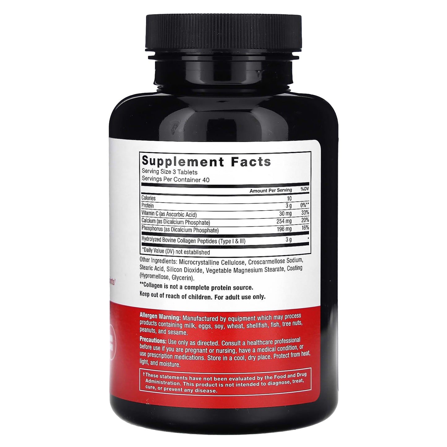 Force Factor Collagen Type I & III, 120 Tablets, 1,000 mg per Tablet - Image 2