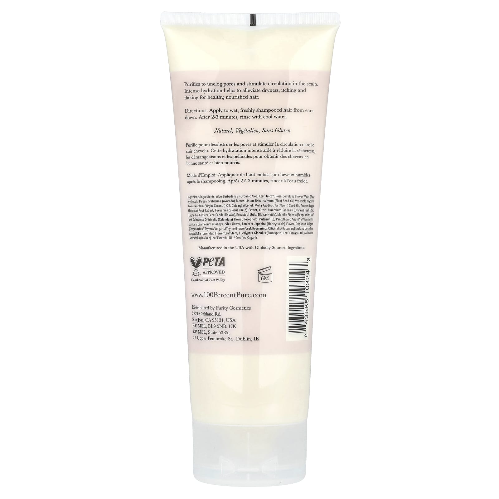 100% Pure, Burdock & Neem Healthy Scalp Conditioner, 8 fl oz (236 ml)
