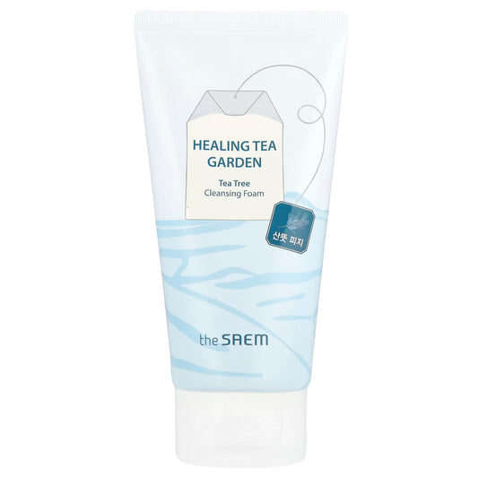 The Saem, Healing Tea Garden, Tea Tree Cleansing Foam, 5.07 fl oz (150 ml) - Image 1